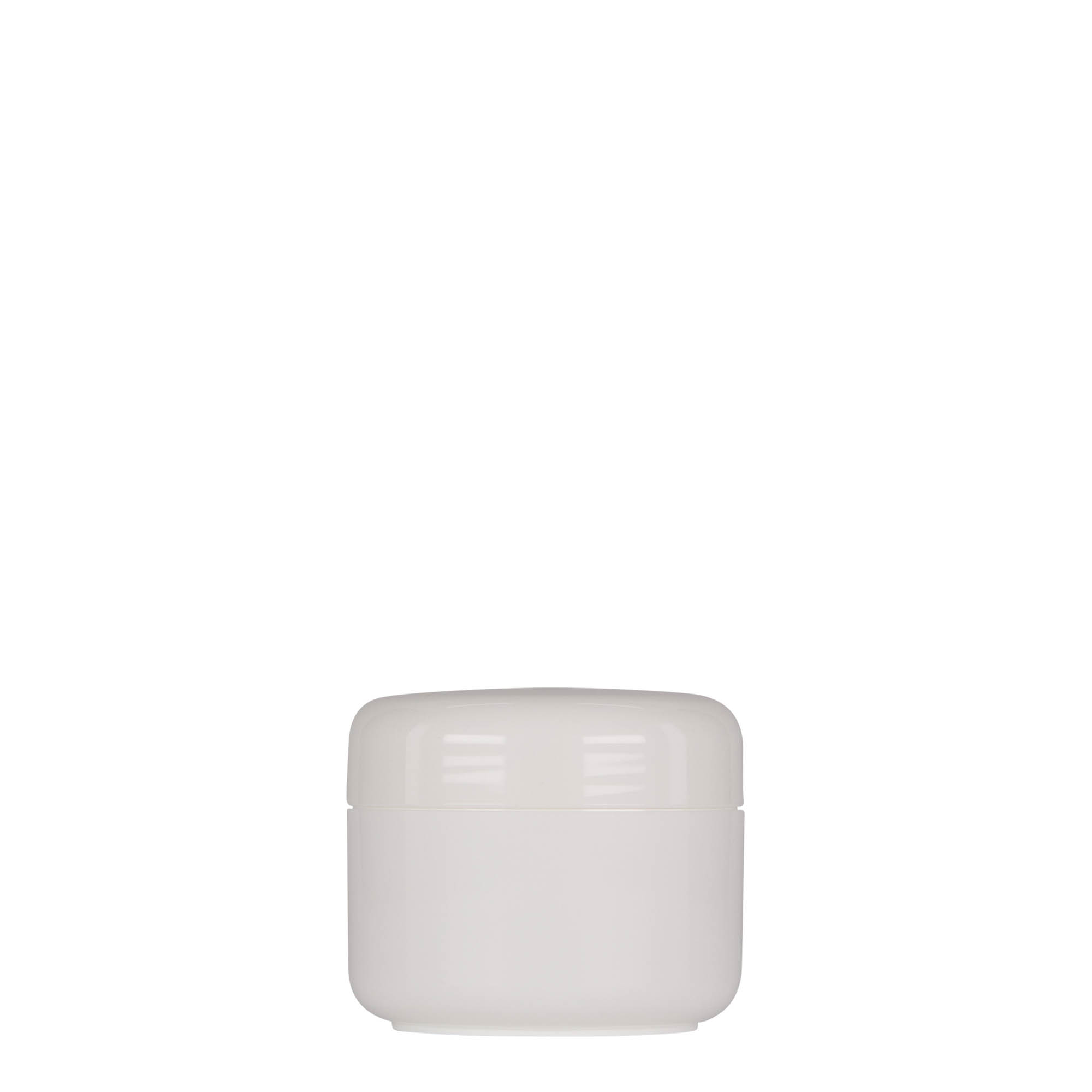 50 ml plastikinis indelis „Bianca“, PP, baltas, anga: sraigtinis uždarymas