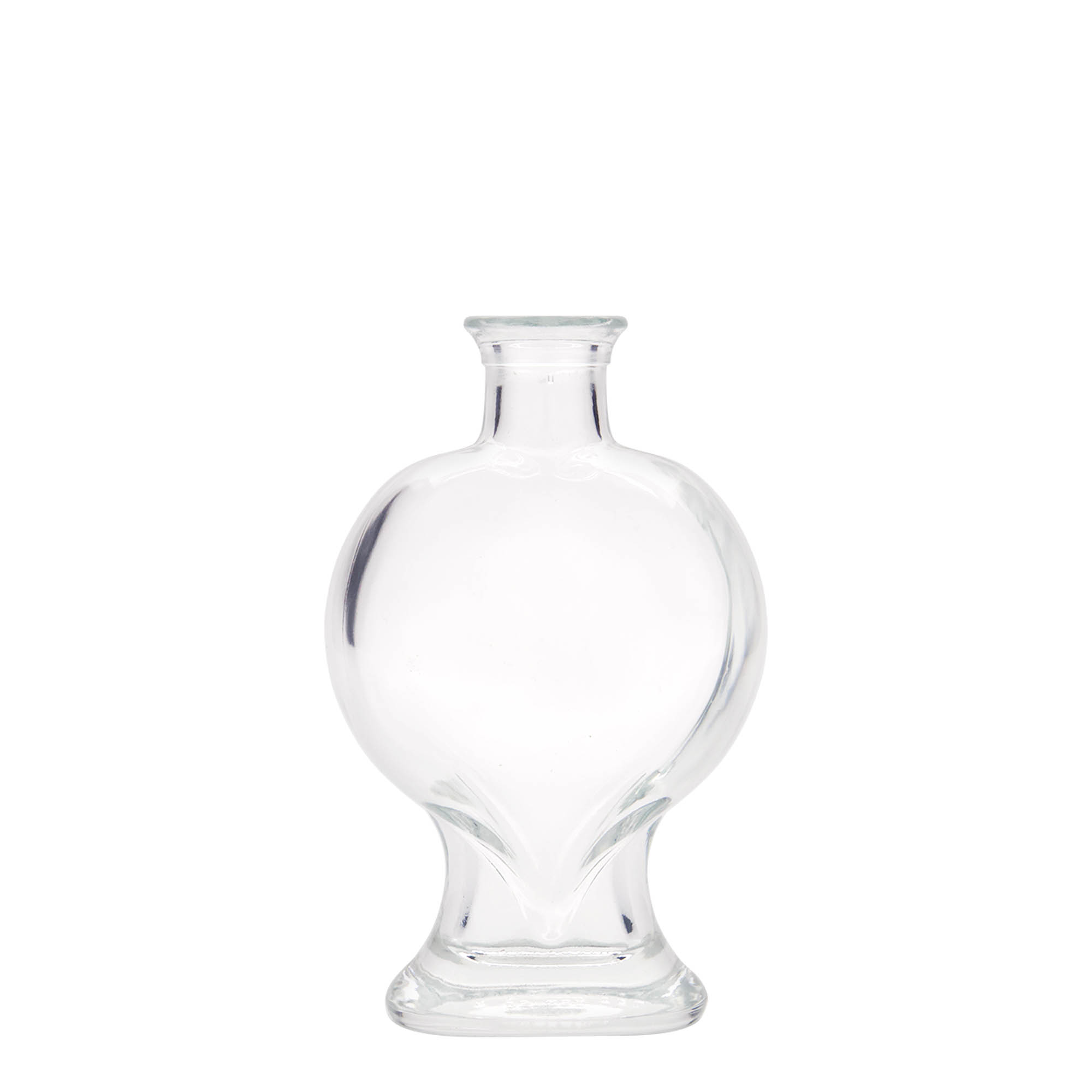 200 ml stiklinis butelis „Širdis“, anga: kamštis 200 ml stiklinis butelis „Širdis“, anga: kamštis