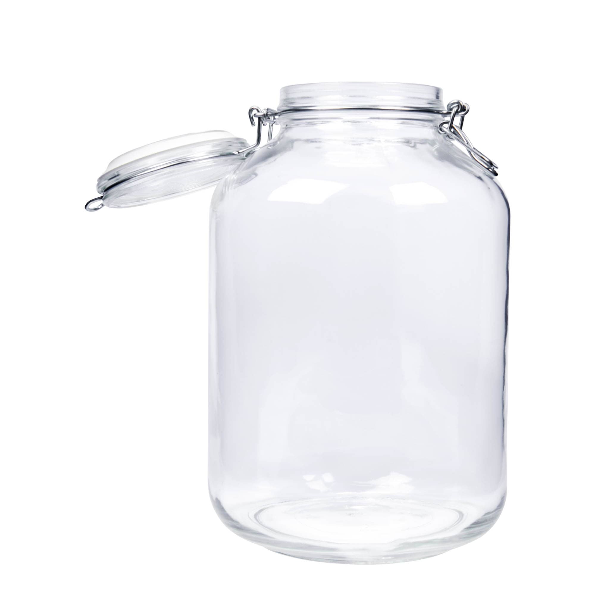 5.000 ml vielos užsegimo stiklainis „Fido“, anga: vielos užsegimas