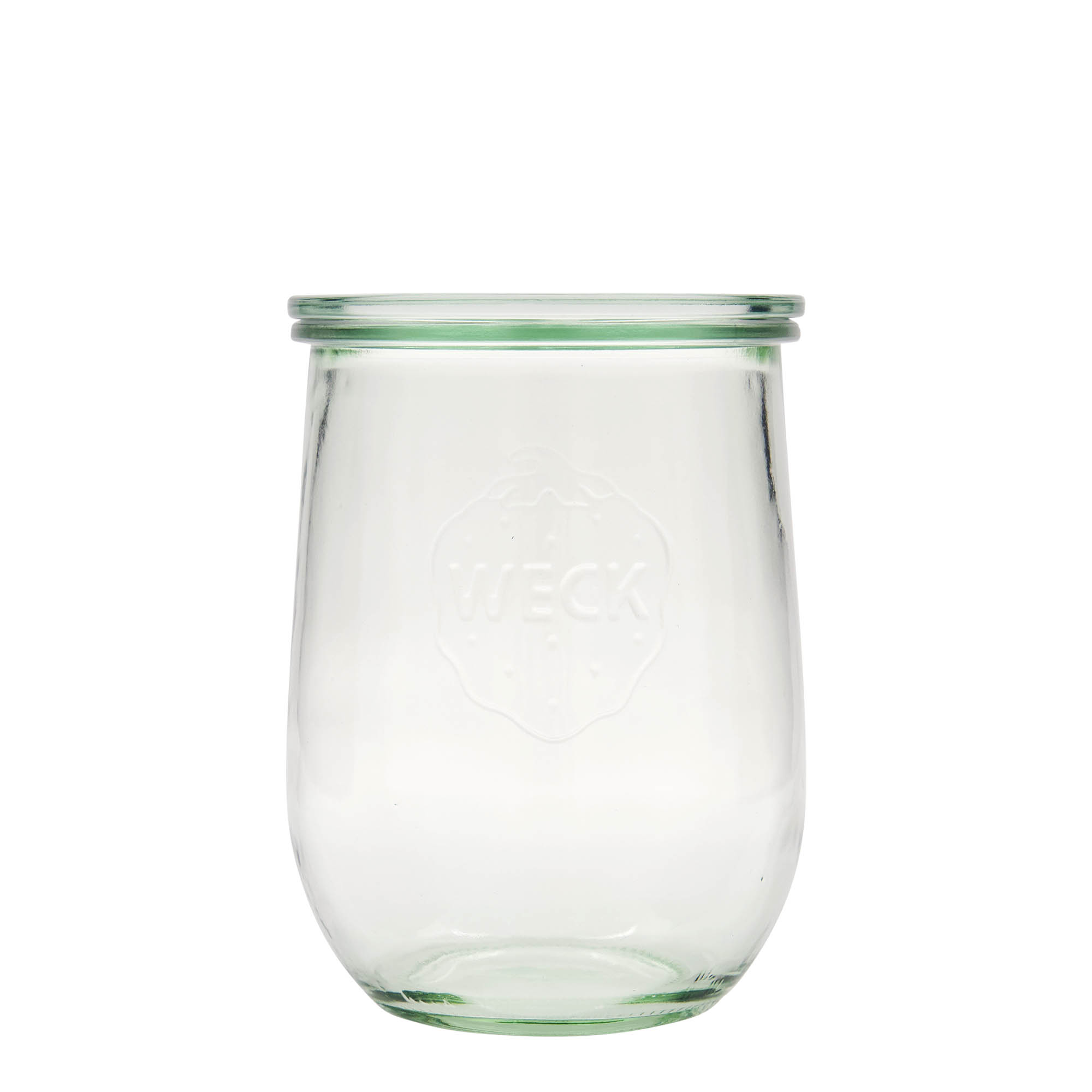 1.050 ml WECK-tulpės stiklainis #, burna: apvali kraštinė 1.050 ml WECK-tulpės stiklainis #, burna: apvali kraštinė