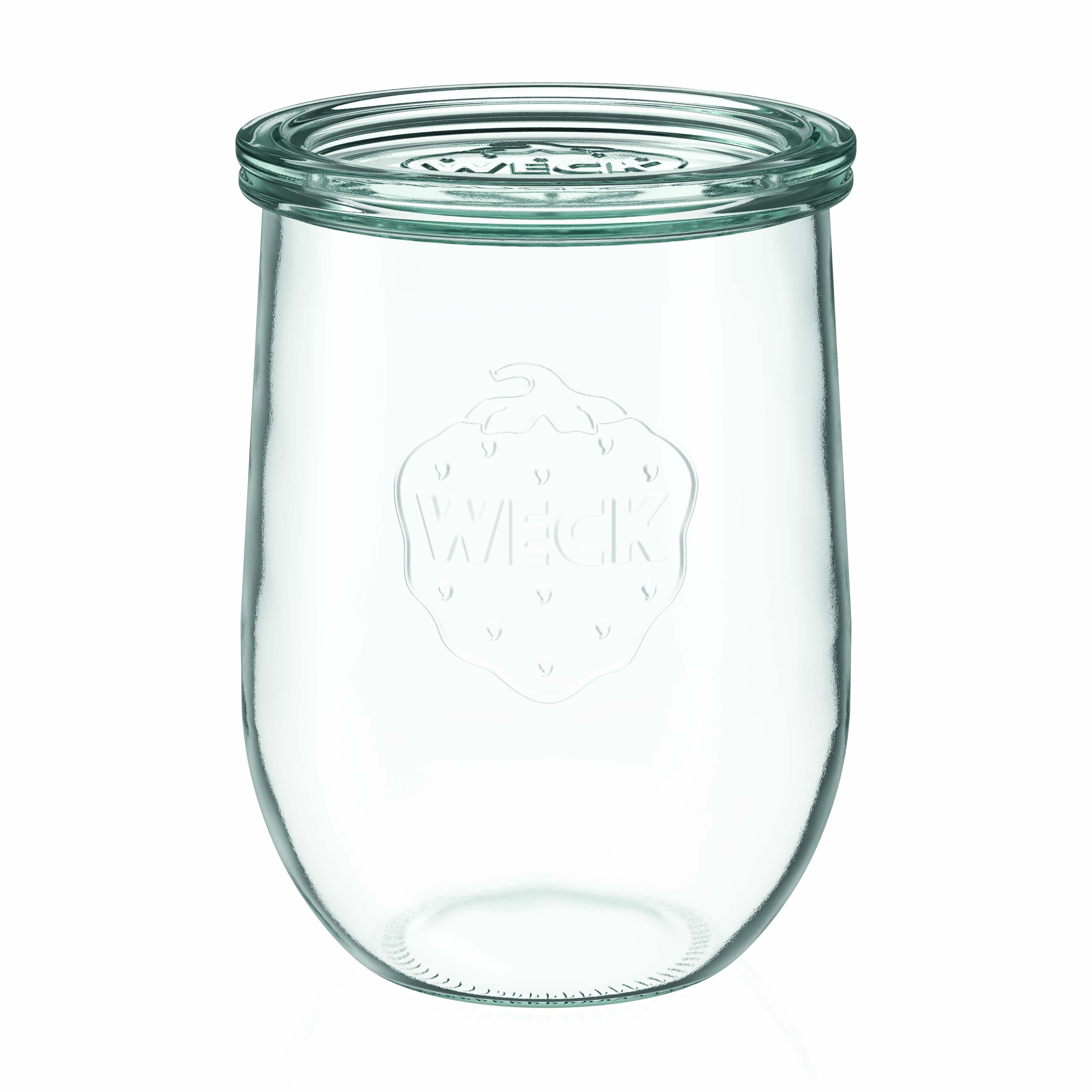 1.050 ml WECK-tulpės stiklainis #, burna: apvali kraštinė