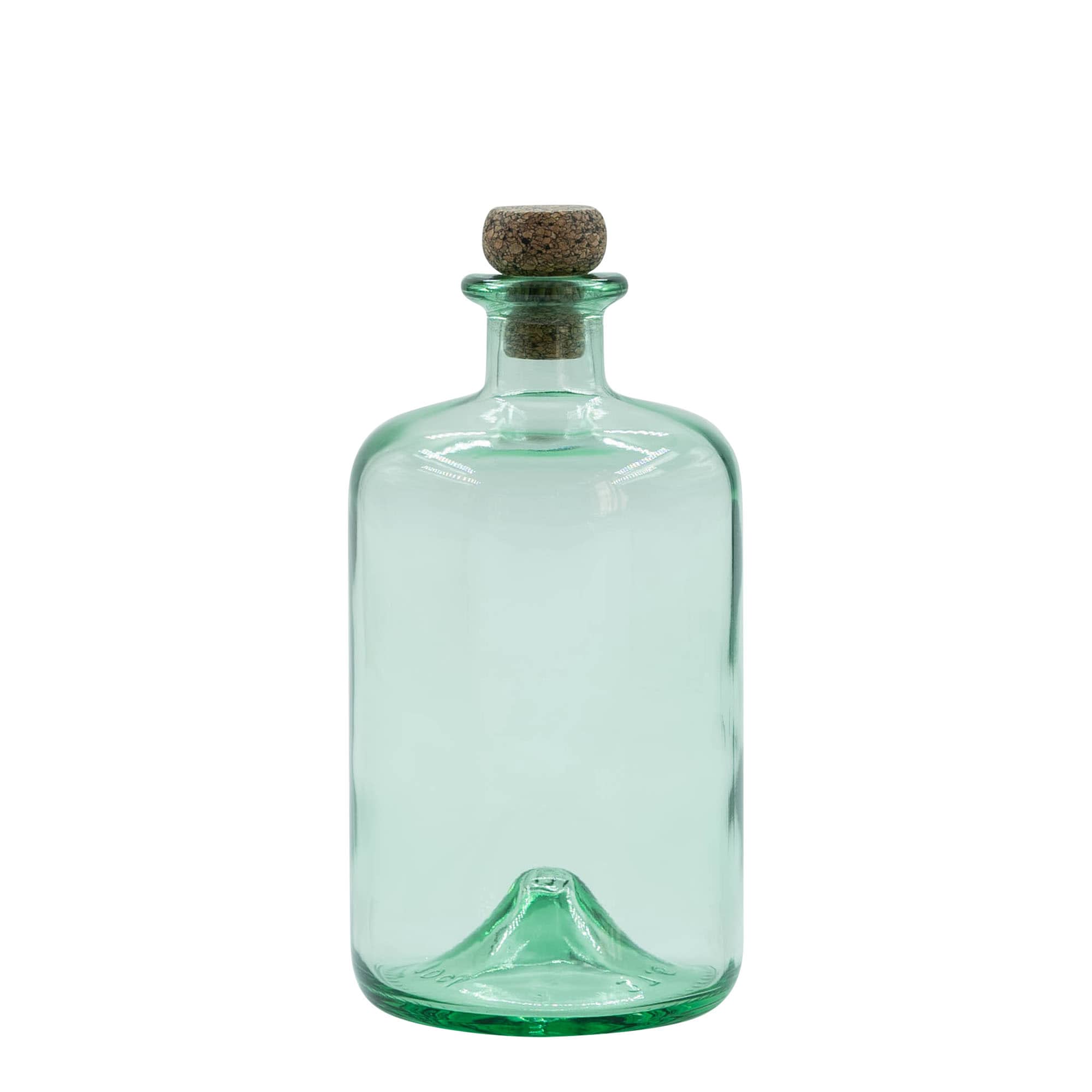 700 ml stiklinis butelis „Pharma“, anga: kamštis