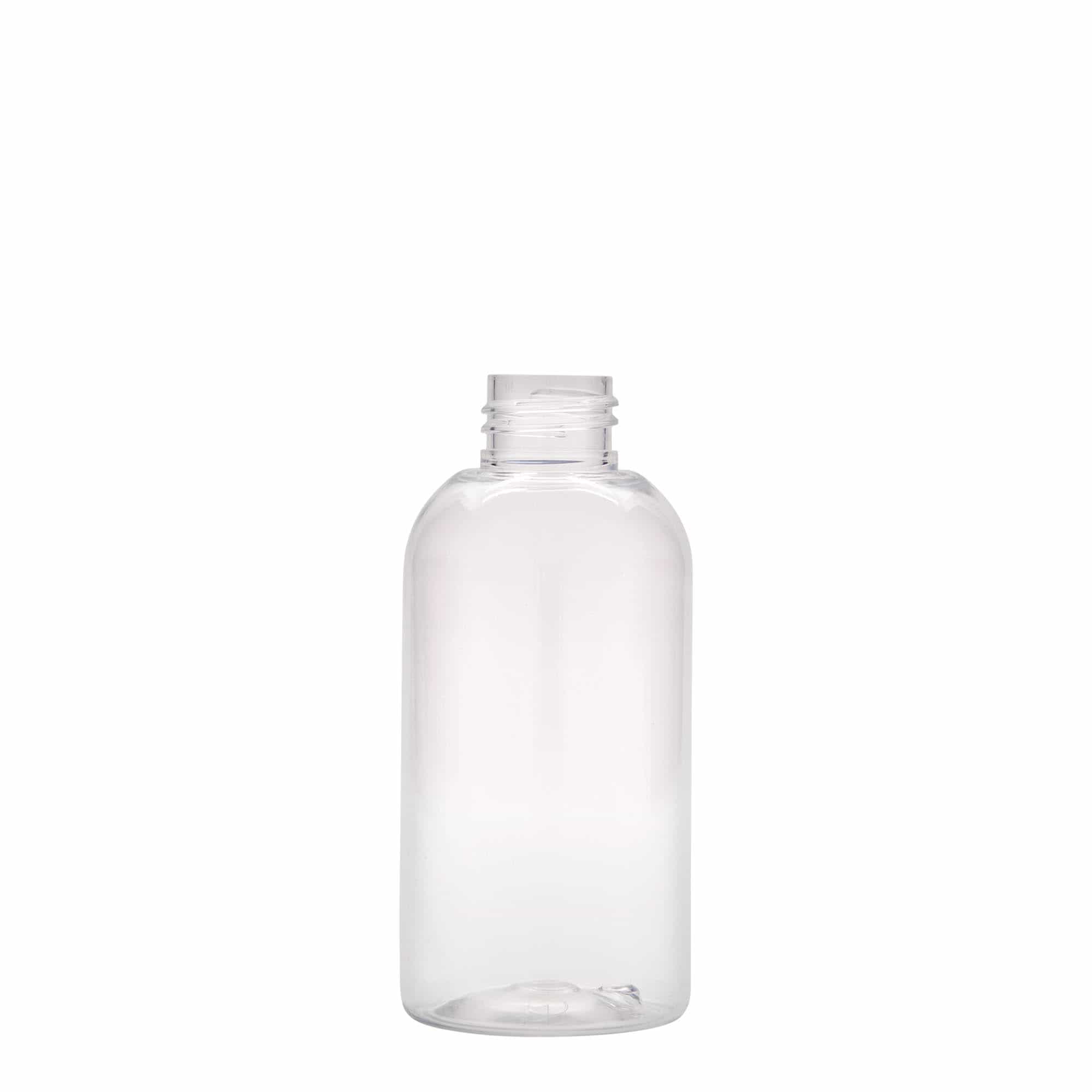 150 ml PET butelis „Boston“, plastikas, anga: 24/410