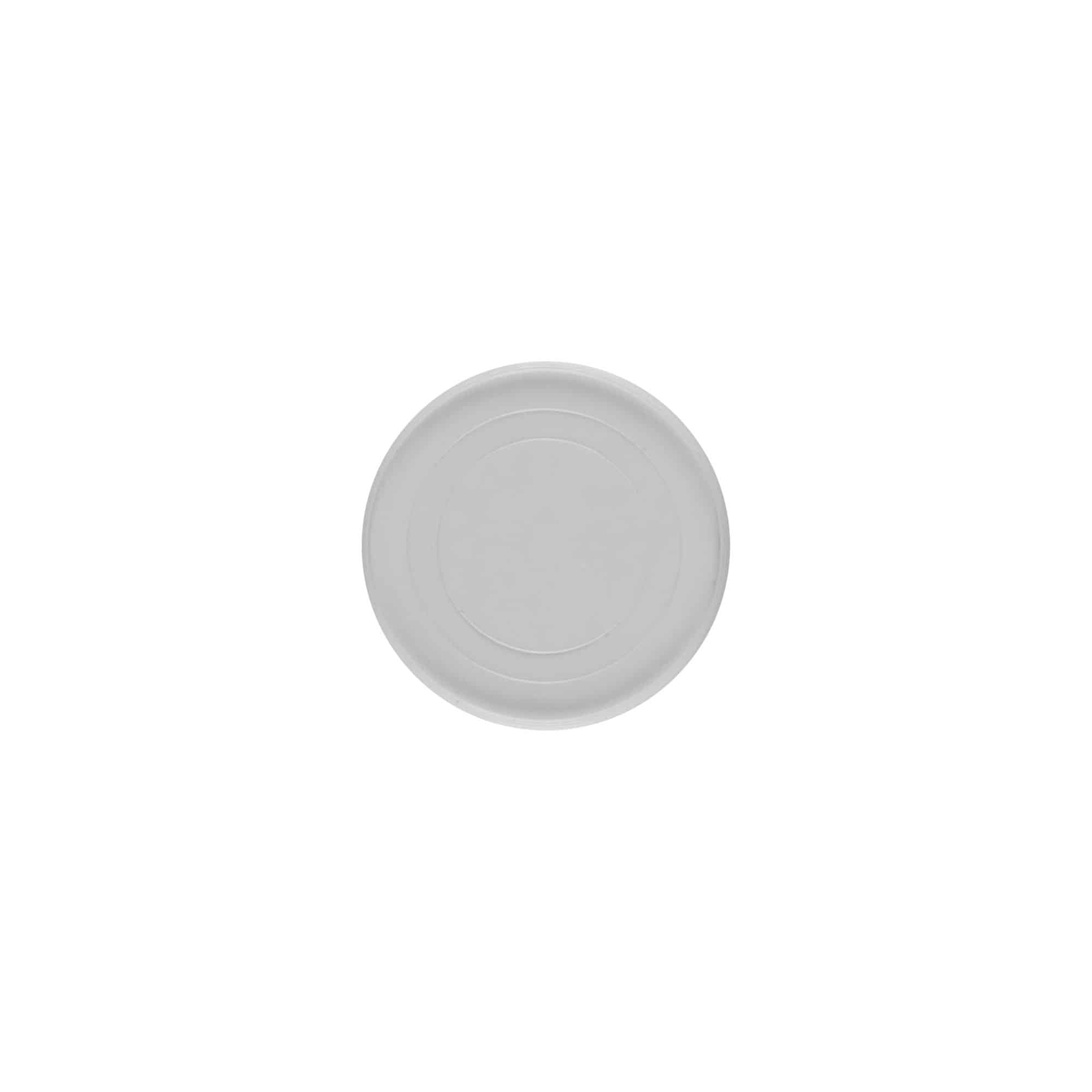 Uždengimo diskas 5 ml „Bianca“, PP plastikas, baltas
