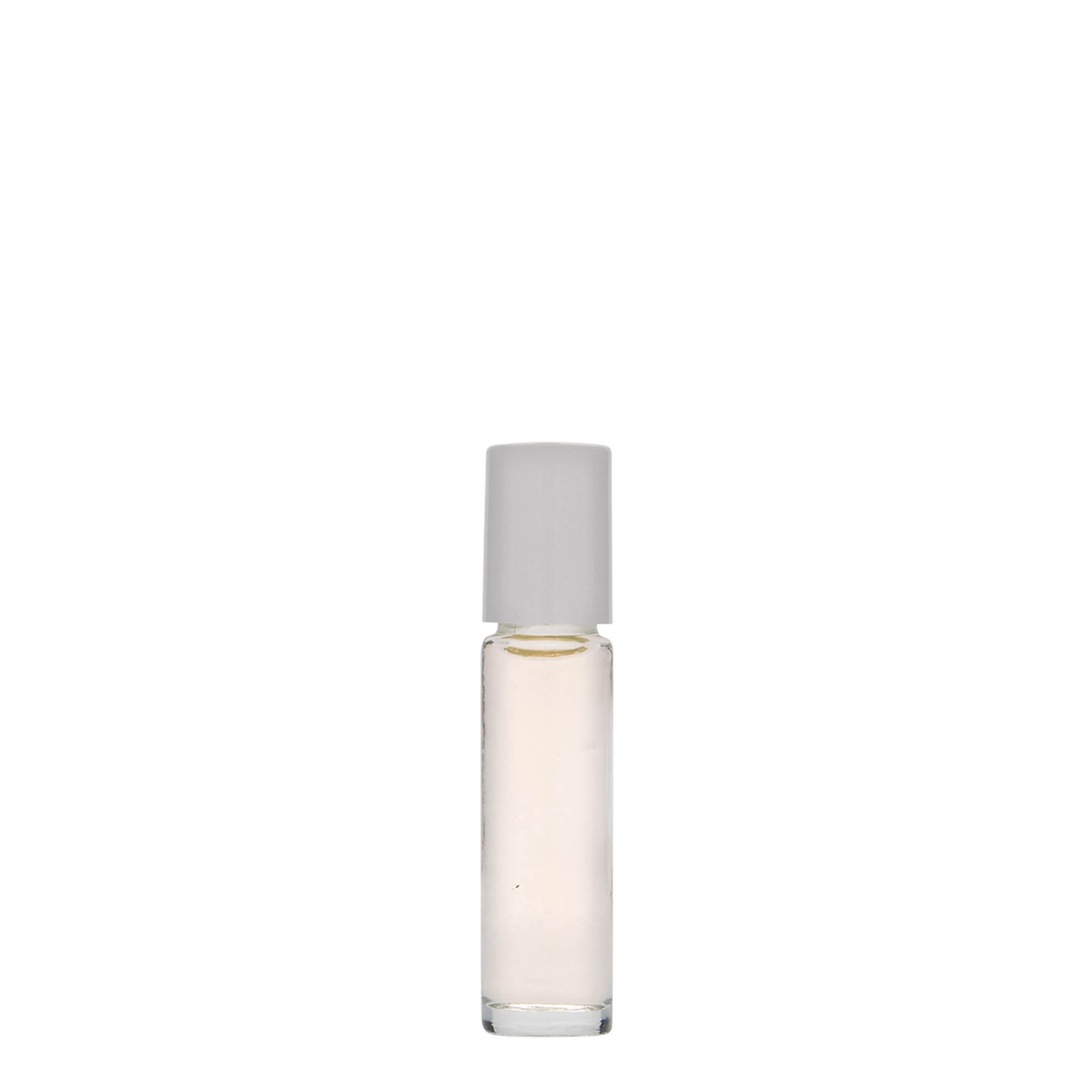 10 ml roll-on buteliukas, stiklas, anga: sraigtinis uždarymas