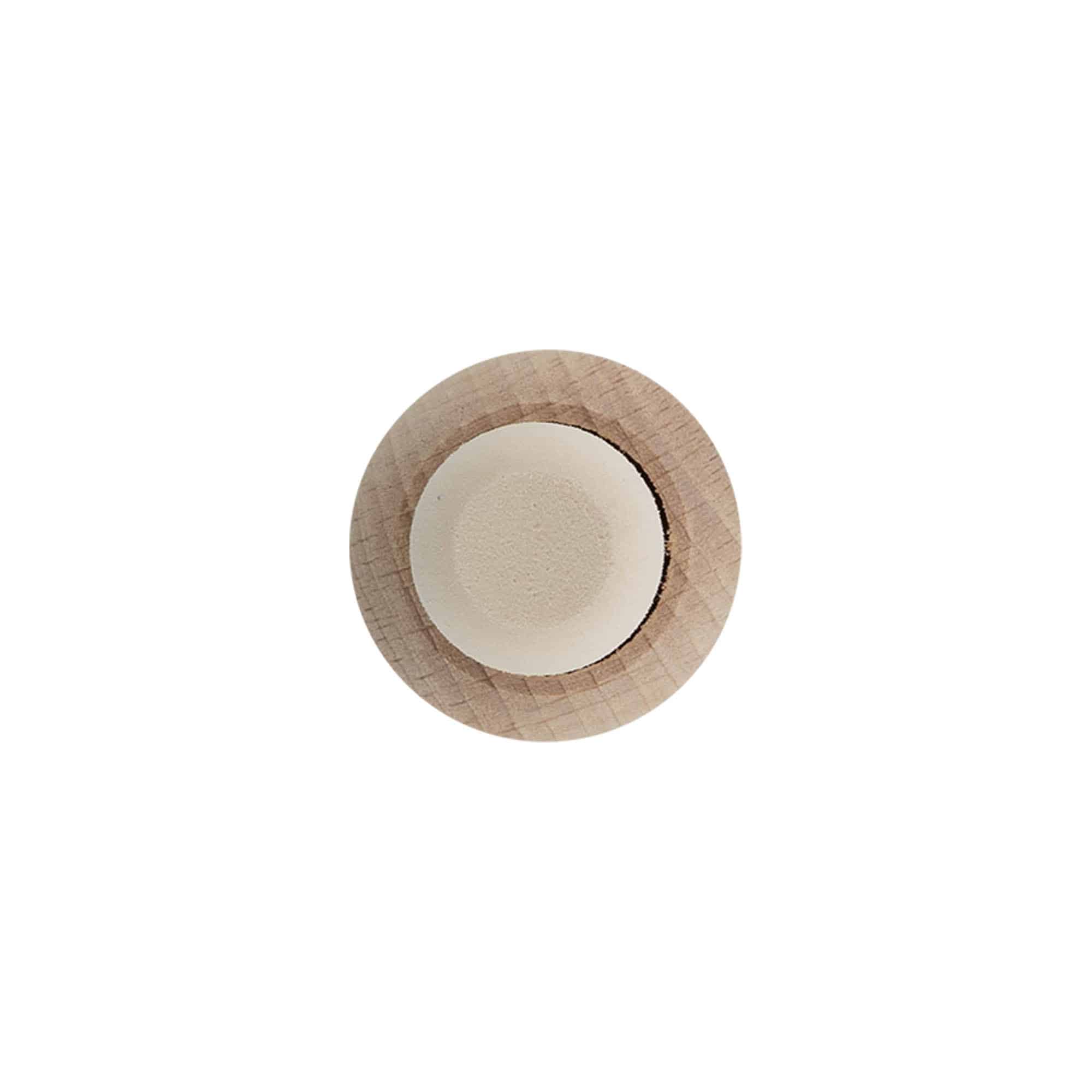 Rankenos kamštis 19 mm „Kugel“, medis/plastikas, kamščiui: kamštis Rankenos kamštis 19 mm „Kugel“, medis/plastikas, kamščiui: kamštis