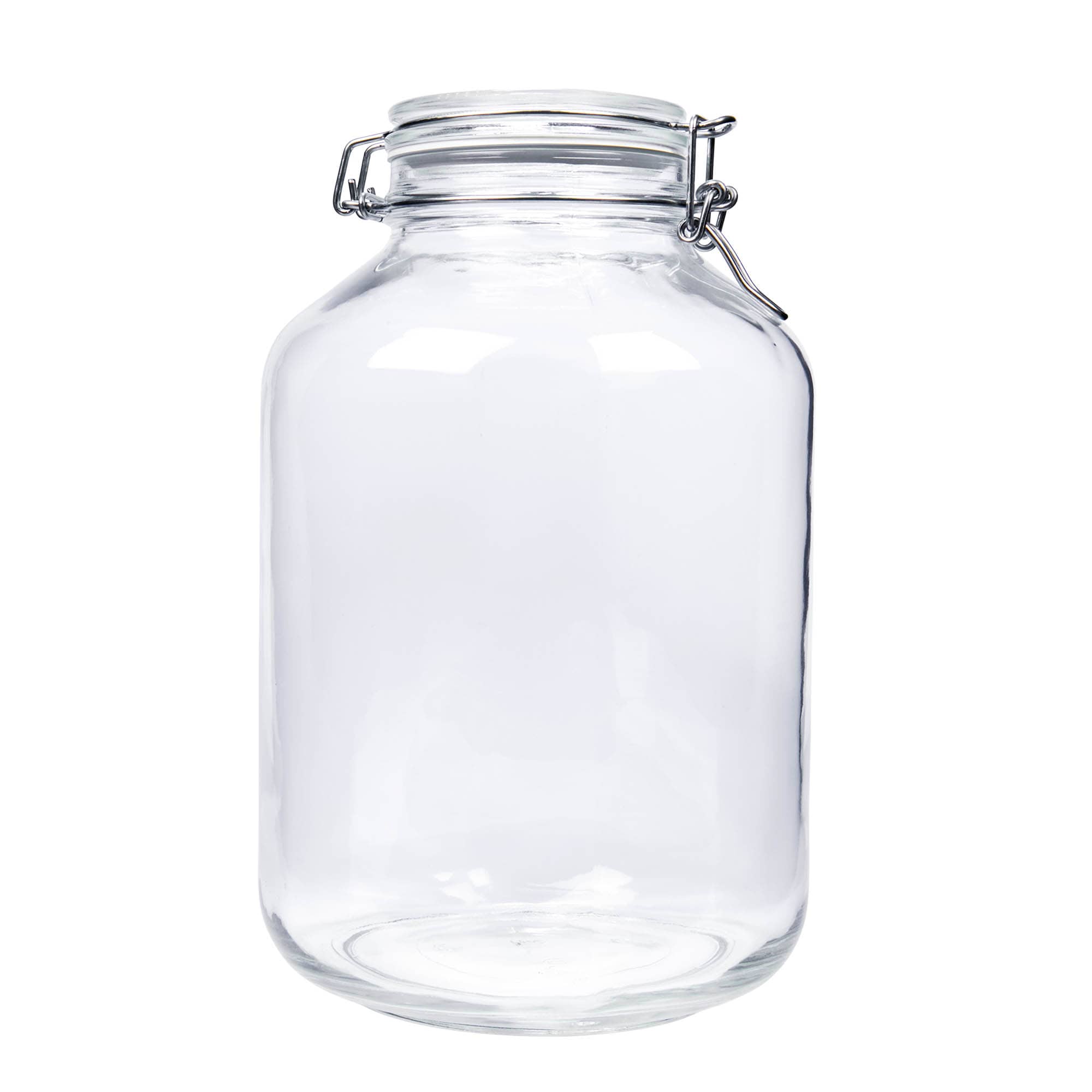 5.000 ml vielos užsegimo stiklainis „Fido“, anga: vielos užsegimas