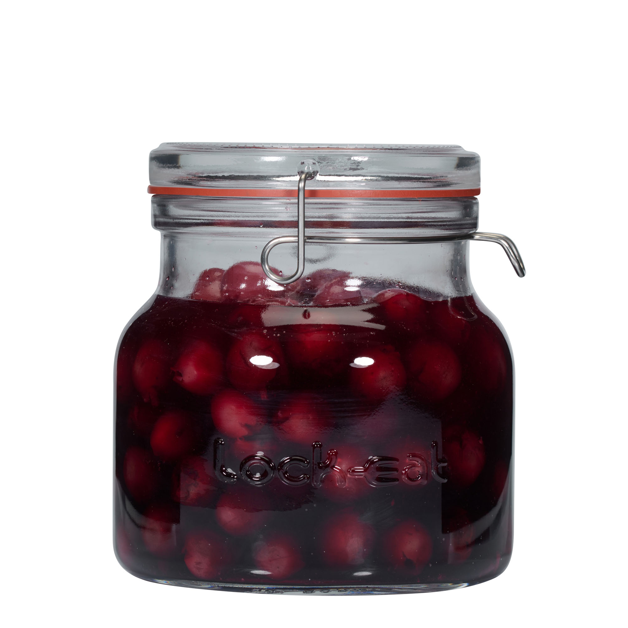 1.500 ml vielos užsegimo stiklainis „Lock-Eat“, anga: vielos užsegimas