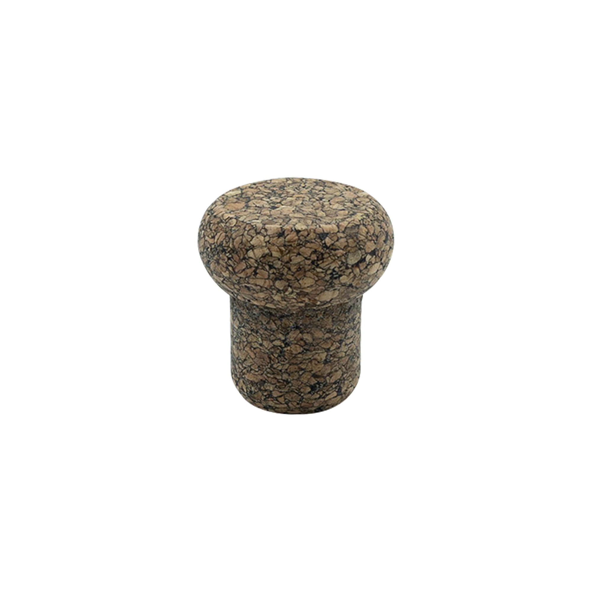 Rankenėlės kamštis „Barrel“ 22,5 mm, Corkcoal, antgaliui: kamštis Rankenėlės kamštis „Barrel“ 22,5 mm, Corkcoal, antgaliui: kamštis