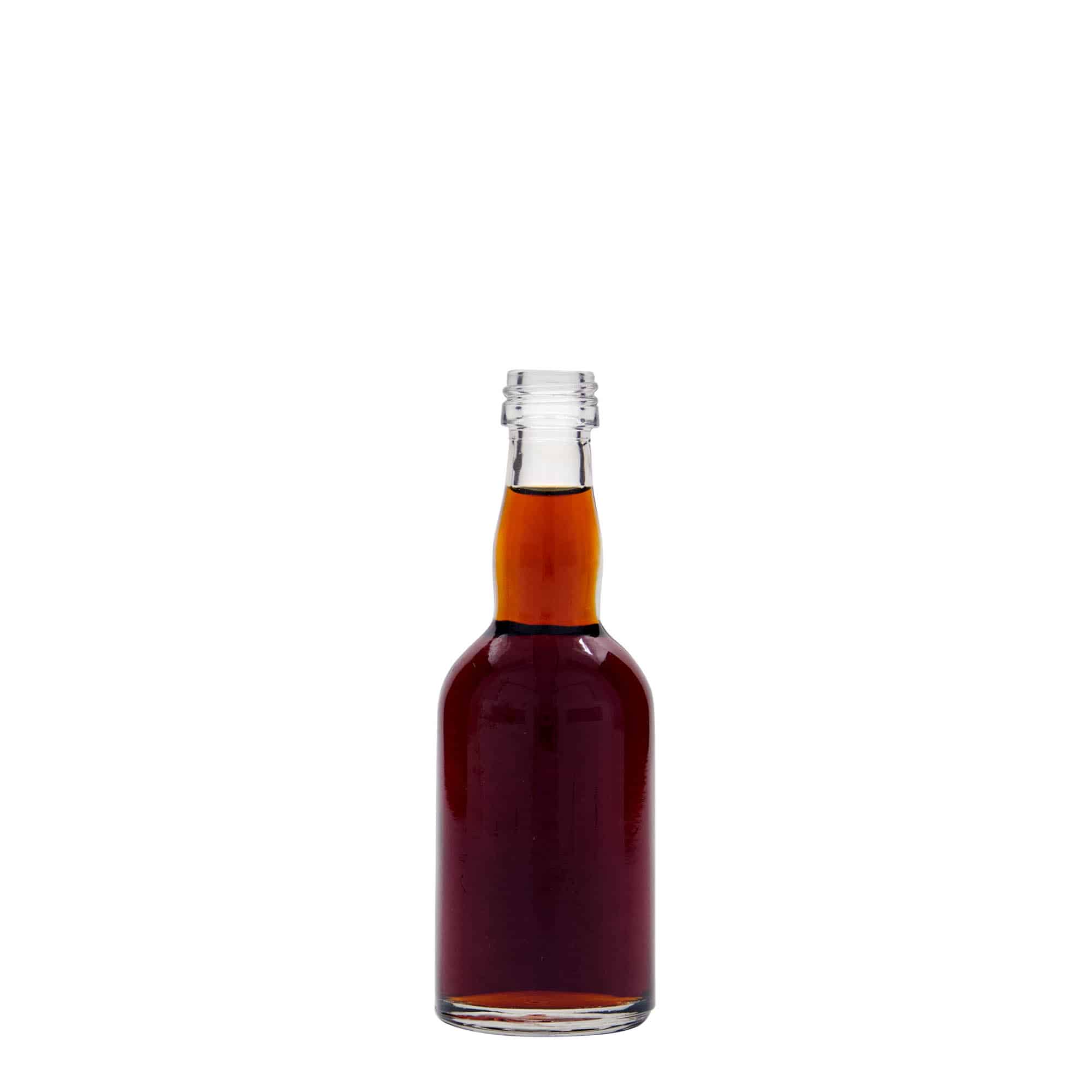 50 ml stiklinis buteliukas „Proba“, anga: PP 18