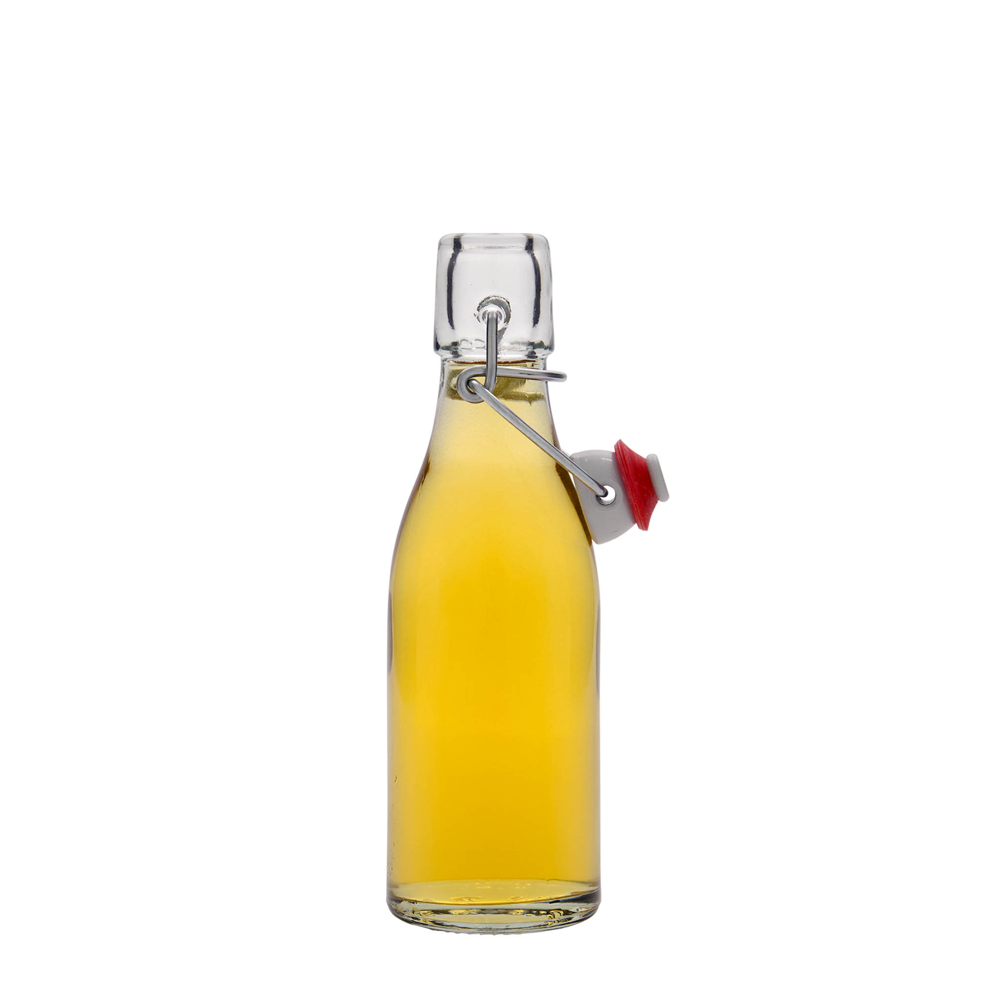 200 ml stiklinis butelis „Paul“, anga: užsegamas užraktas