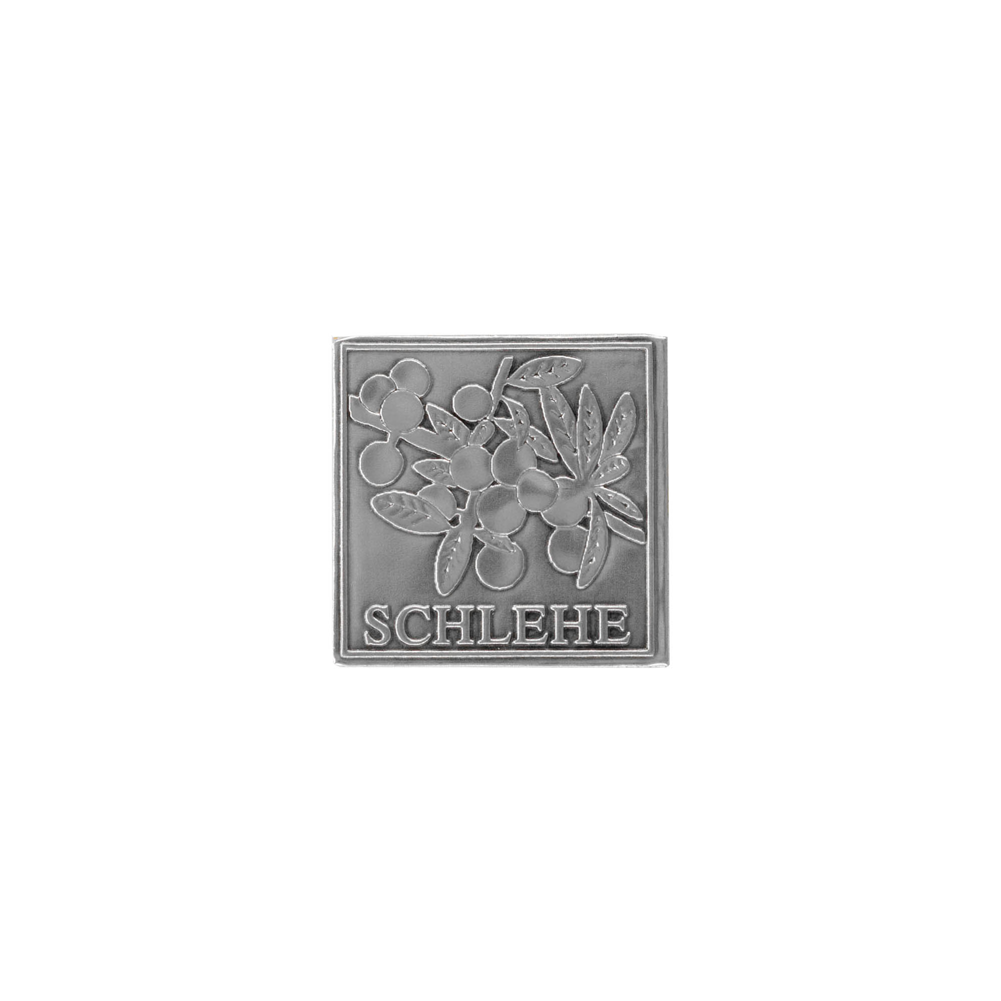 Švino etiketė „Šilė“, kvadratinė, metalinė, sidabrinė Švino etiketė „Šilė“, kvadratinė, metalinė, sidabrinė