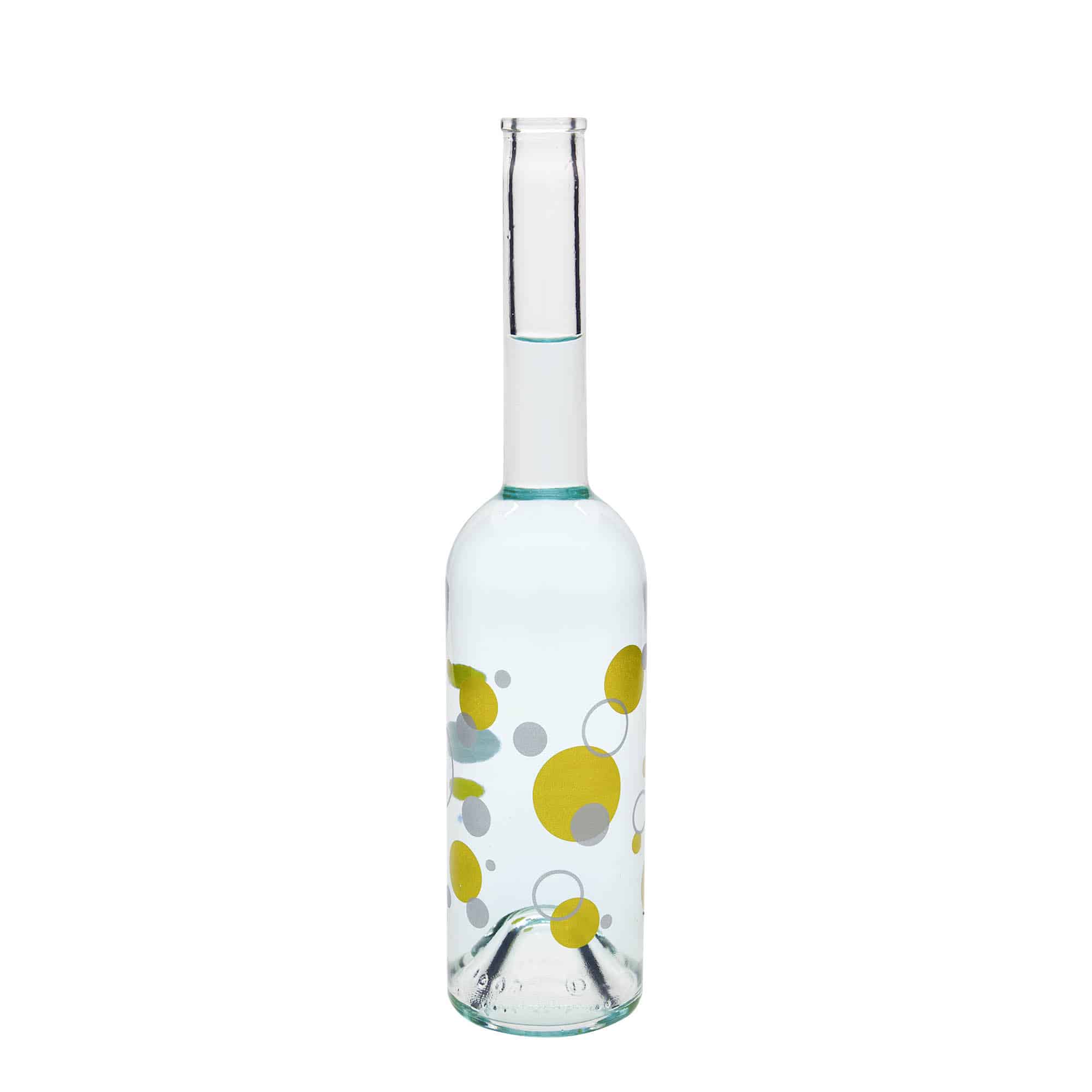 500 ml stiklinis butelis „Opera“, motyvas: taškai, kaklelis: kamštis