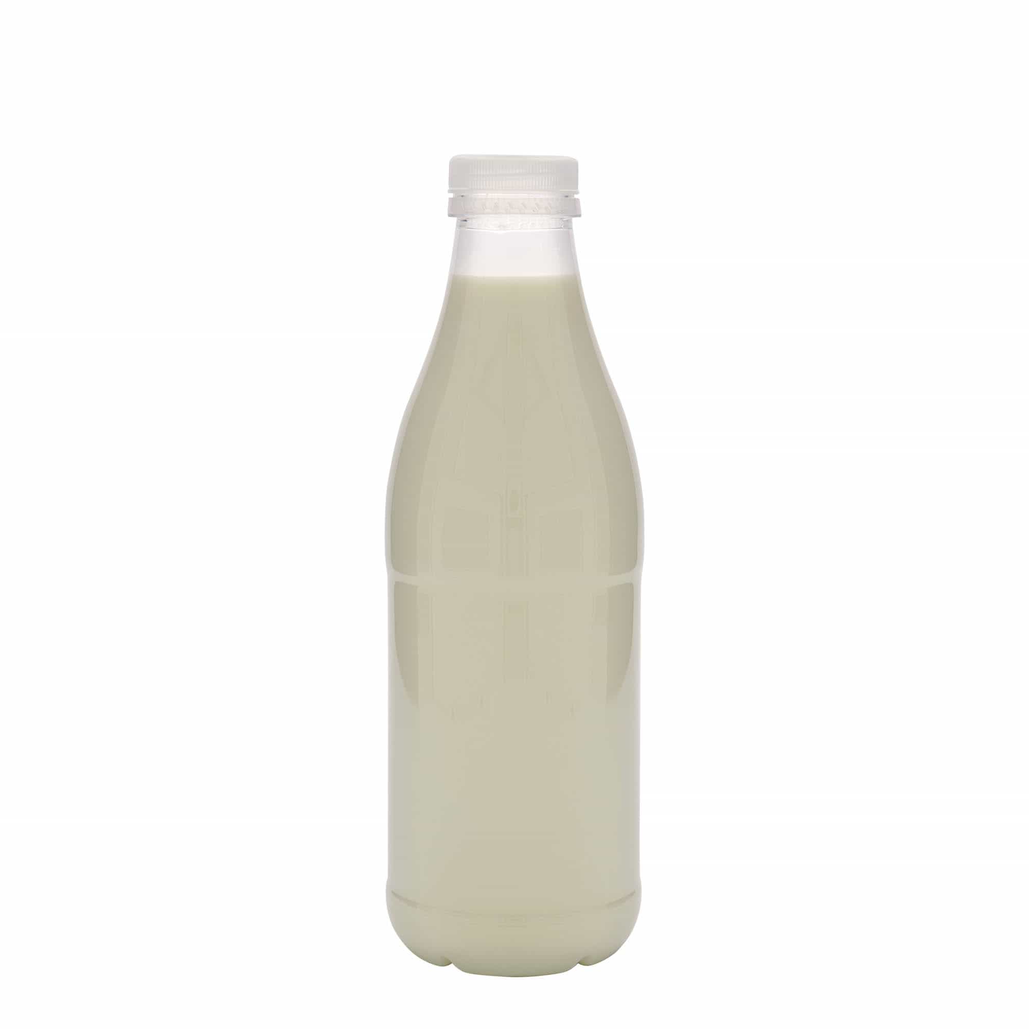 1.000 ml PET butelis „Pienas ir sultys“, plastikas, anga: 38 mm