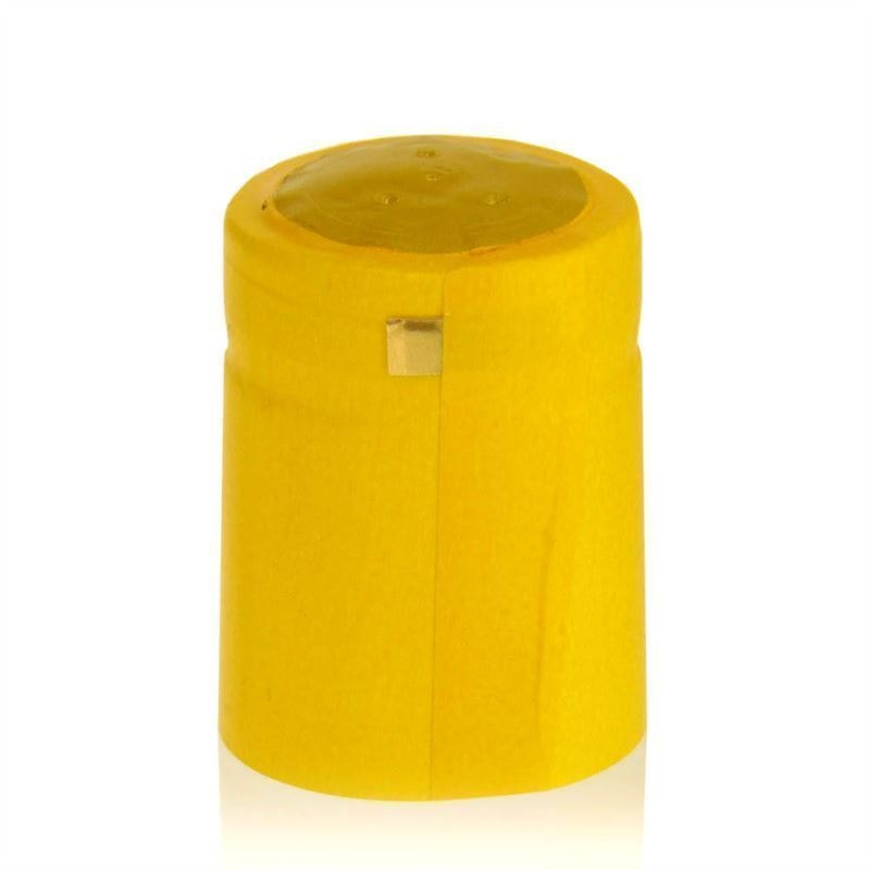 Susitraukianti kapsulė 32x41, PVC plastikas, geltona Susitraukianti kapsulė 32x41, PVC plastikas, geltona