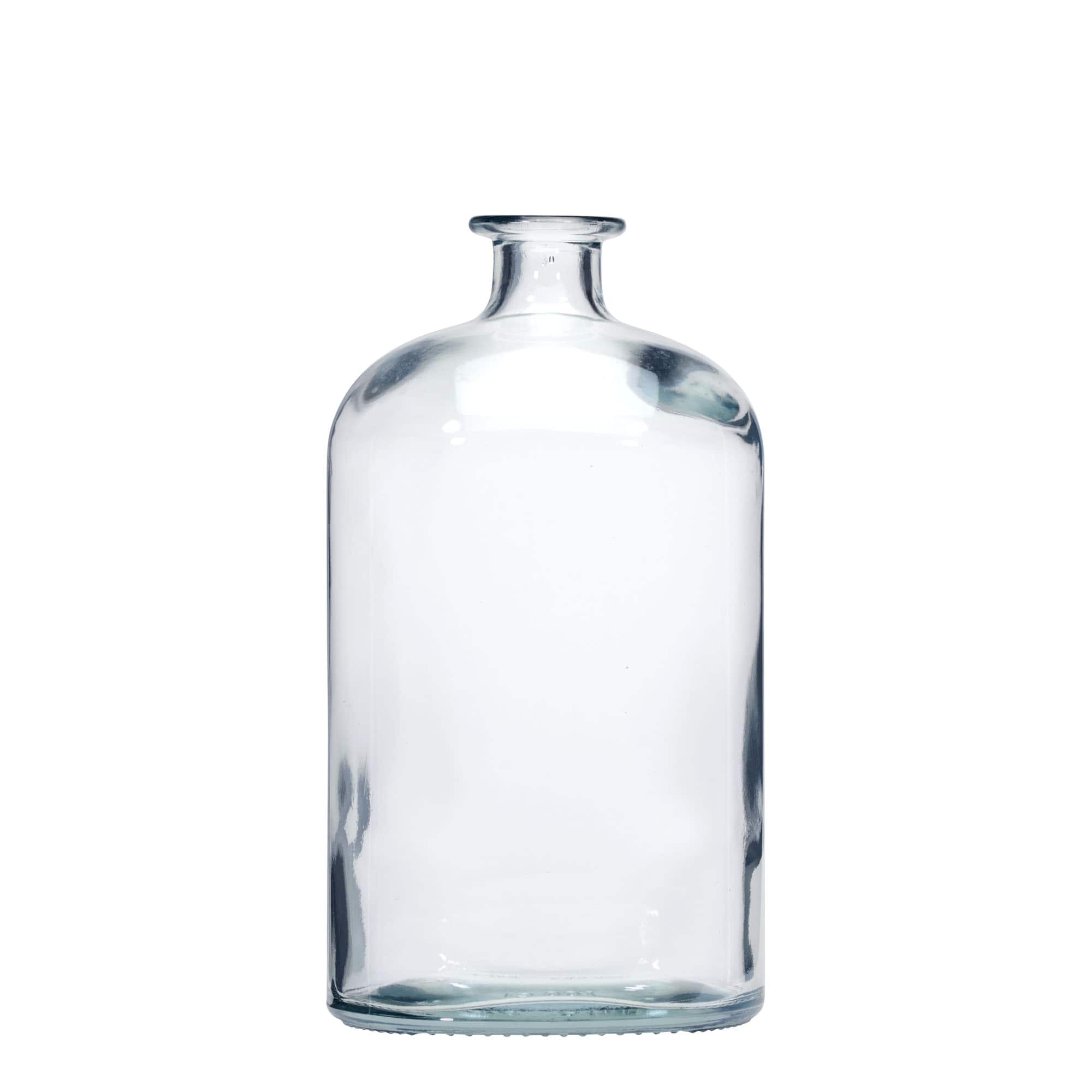 1.000 ml stiklinis butelis „Dundee“, ovalus, anga: kamštis