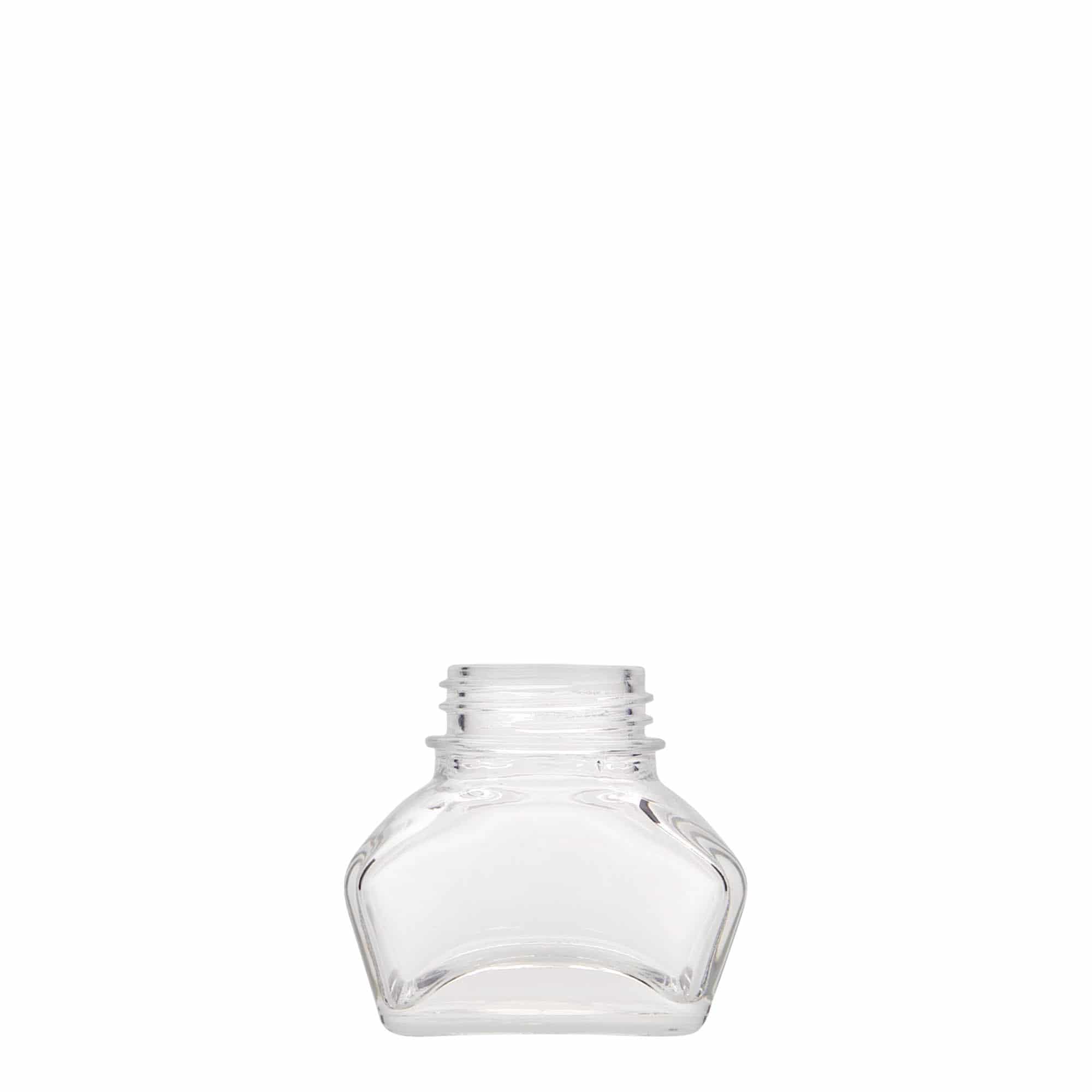 30 ml rašalo indelis, stačiakampis, anga: sraigtinis uždarymas