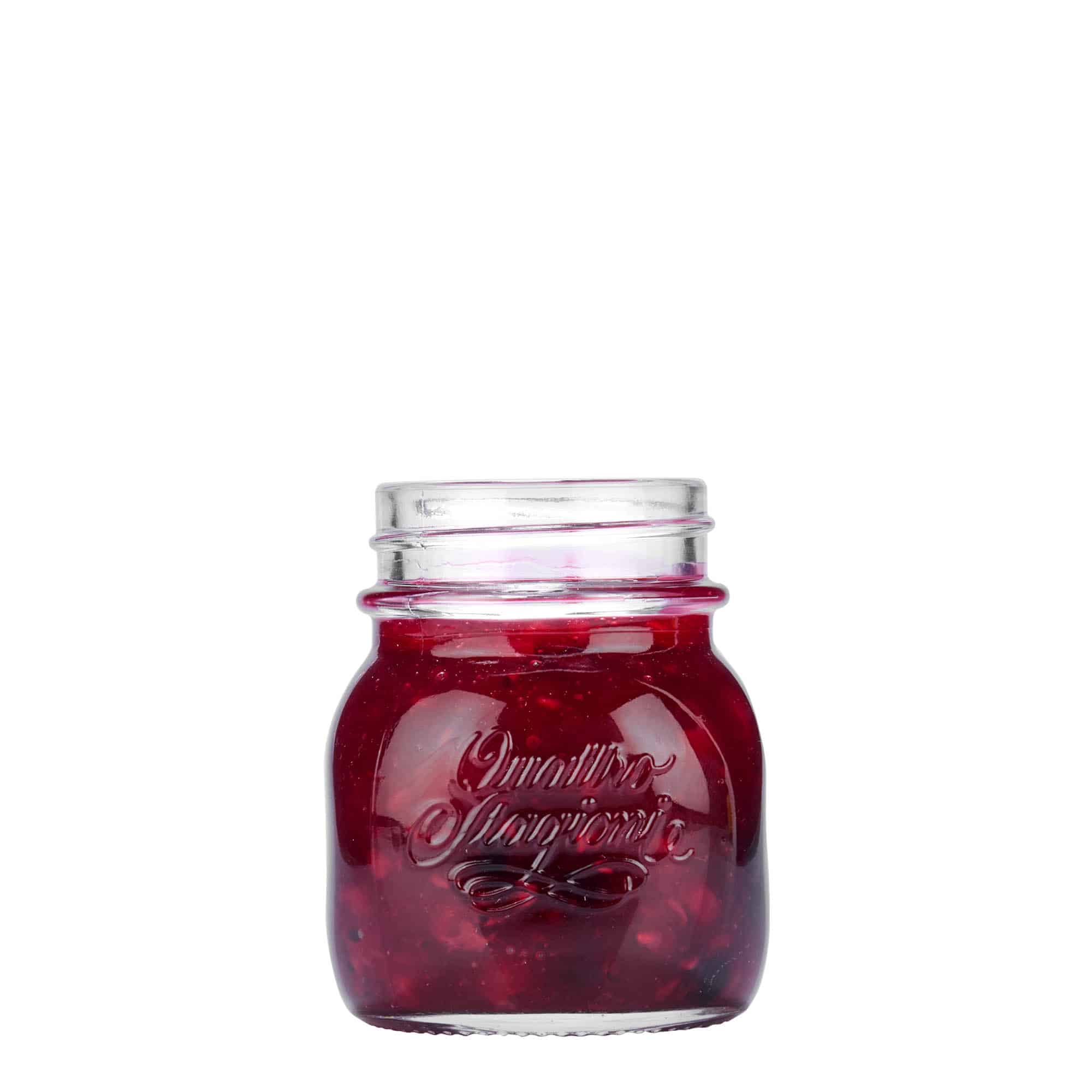 150 ml stiklainis „Quattro Stagioni“, anga: sraigtinis uždarymas 150 ml stiklainis „Quattro Stagioni“, anga: sraigtinis uždarymas