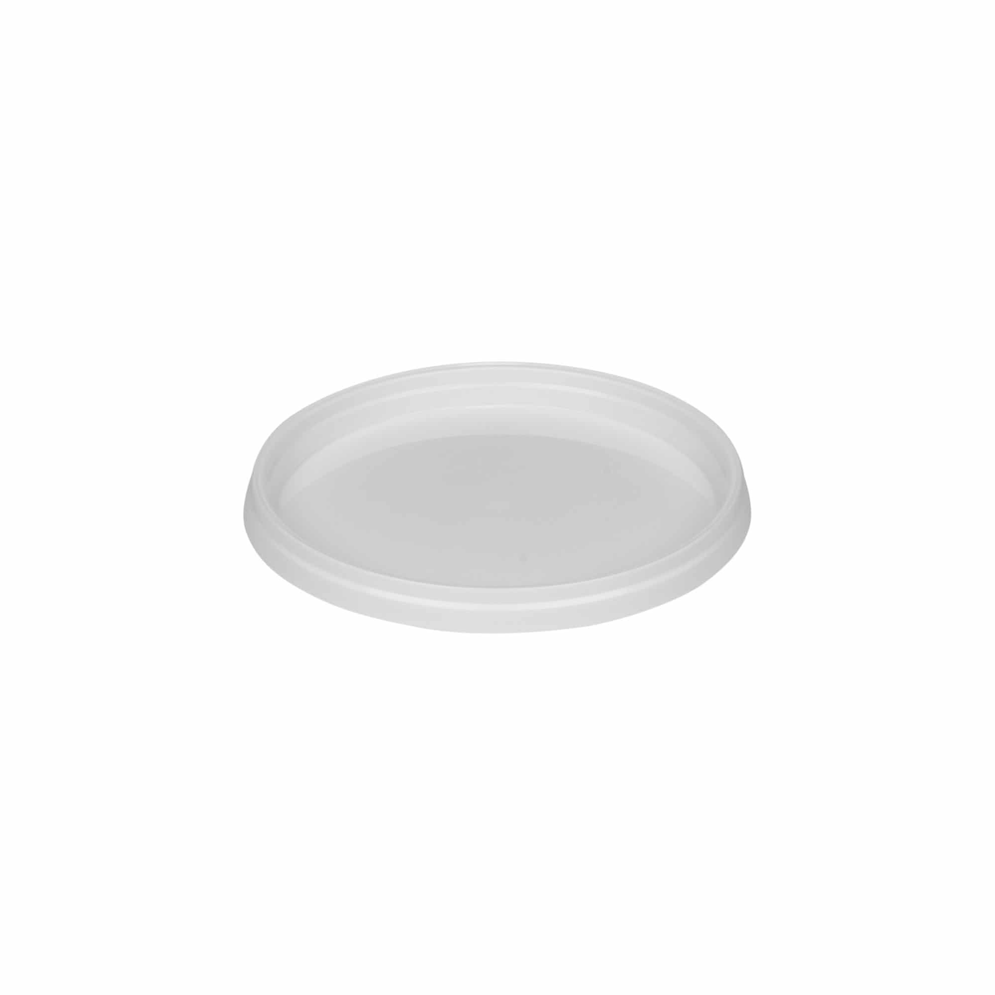 Dangtelis 0,6 l kibirui, PP plastikas, baltas