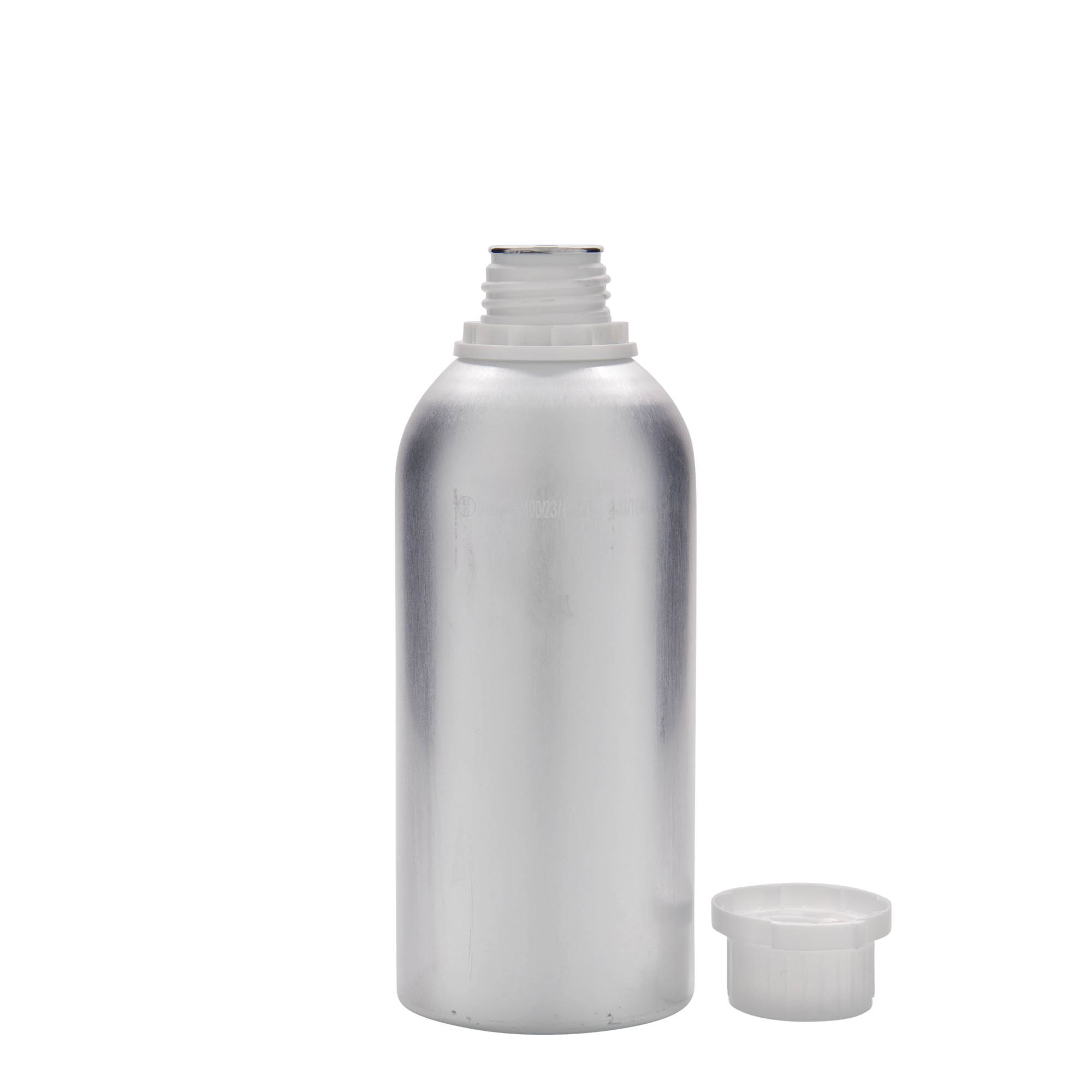 625 ml aliuminio butelis, metalas, sidabrinės spalvos, anga: DIN 32 625 ml aliuminio butelis, metalas, sidabrinės spalvos, anga: DIN 32