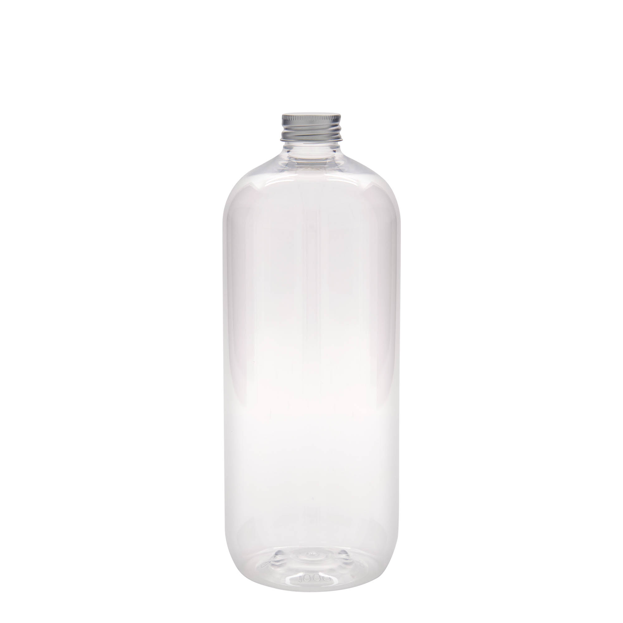 1.000 ml PET-butelis „Boston“, plastikas, kamštis: 28/410