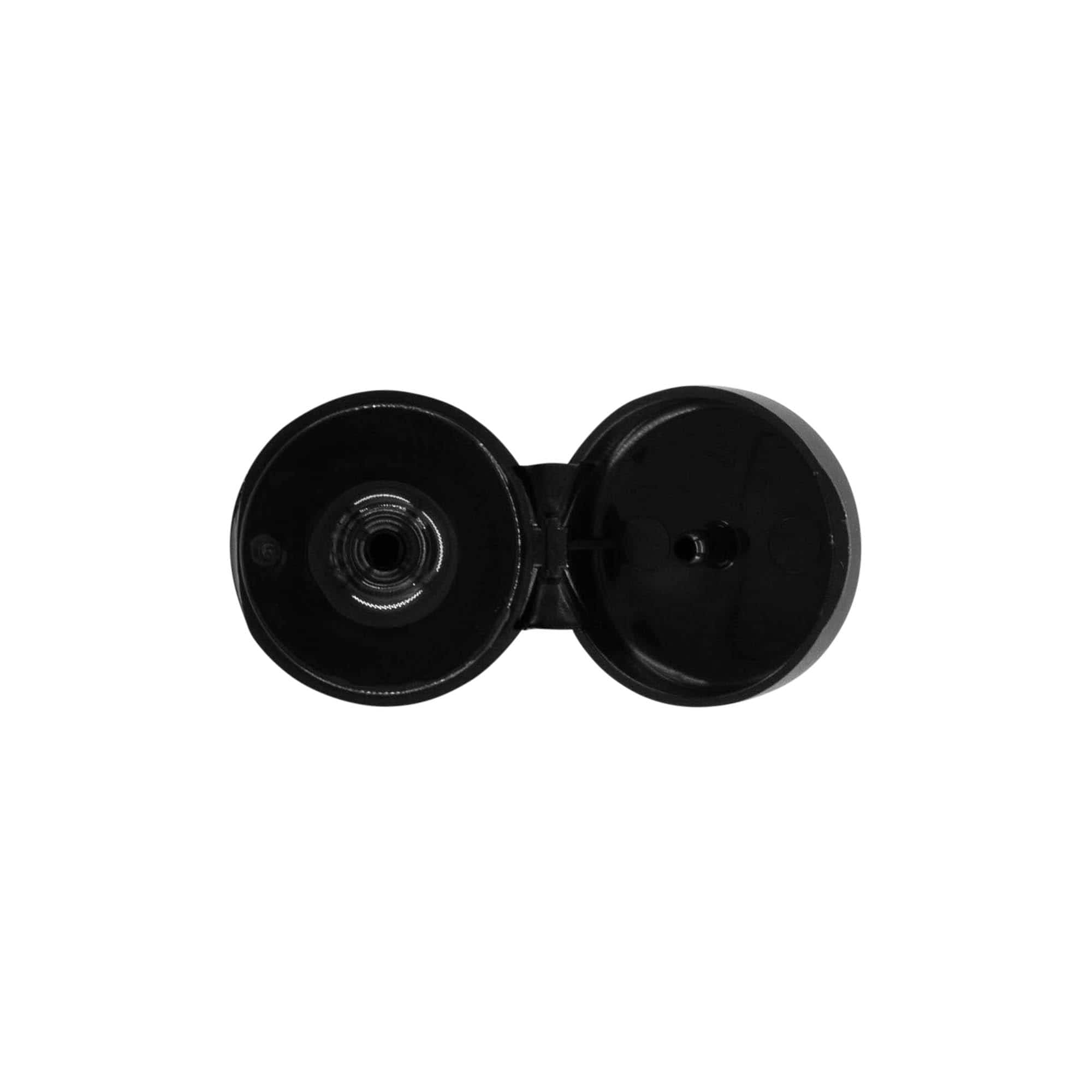 Varžtinis uždarymas su lankstiniu vyriu, pagamintas iš PP plastiko, juodas, skirtas angai: 20/410 Varžtinis uždarymas su lankstiniu vyriu, pagamintas iš PP plastiko, juodas, skirtas angai: 20/410