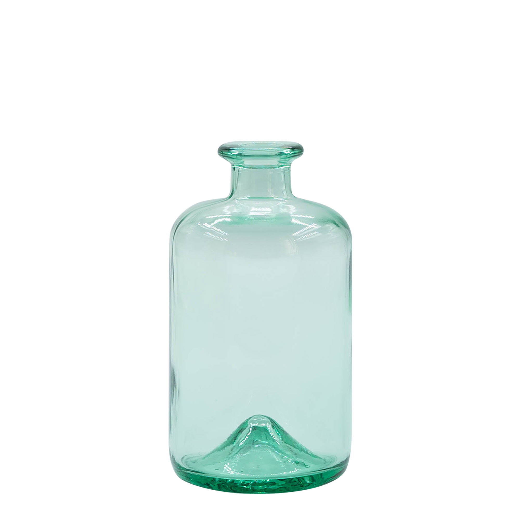 500 ml stiklinis butelis „Pharma“, kamštis: kamštis
