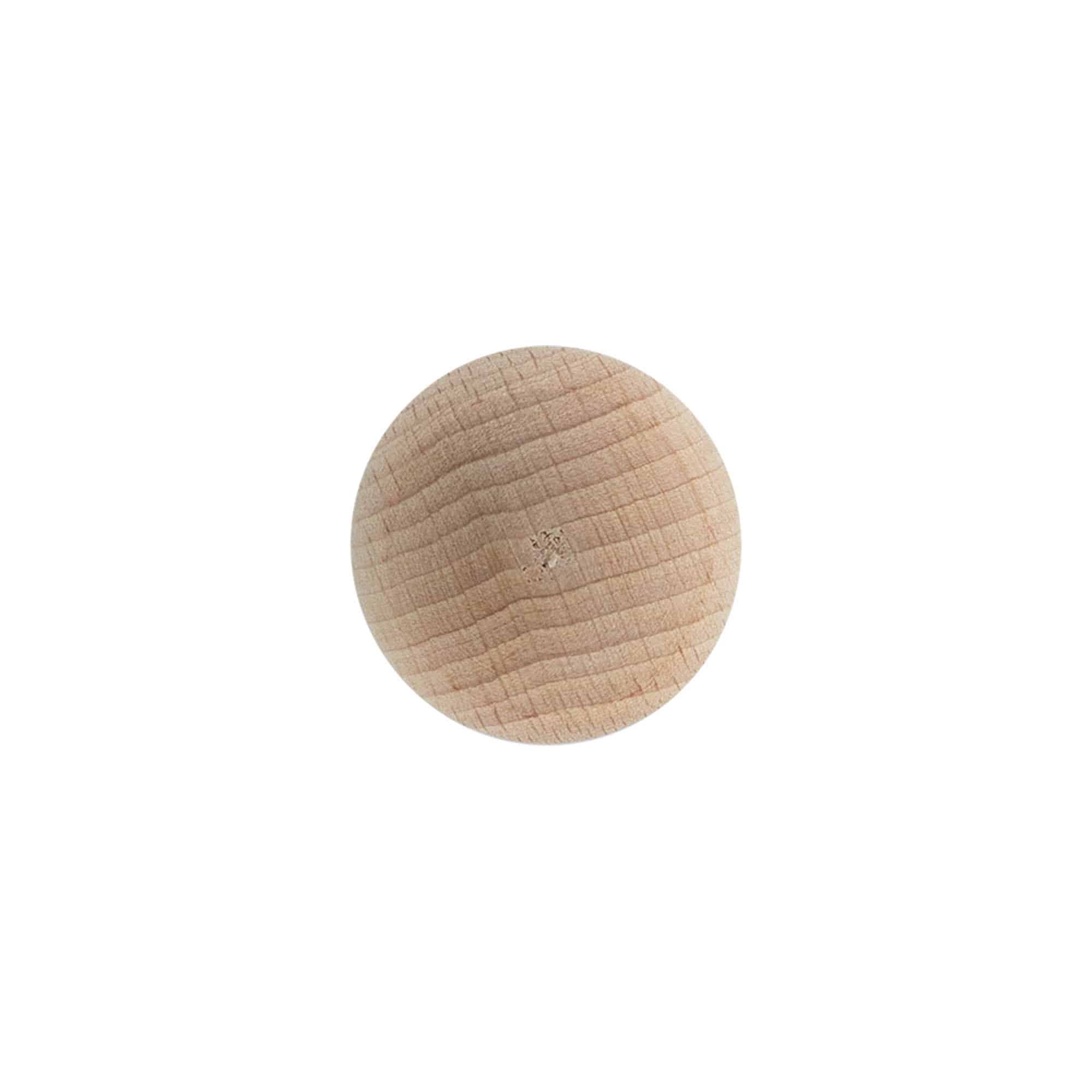 Rankenos kamštis 19 mm „Kugel“, medis/plastikas, kamščiui: kamštis