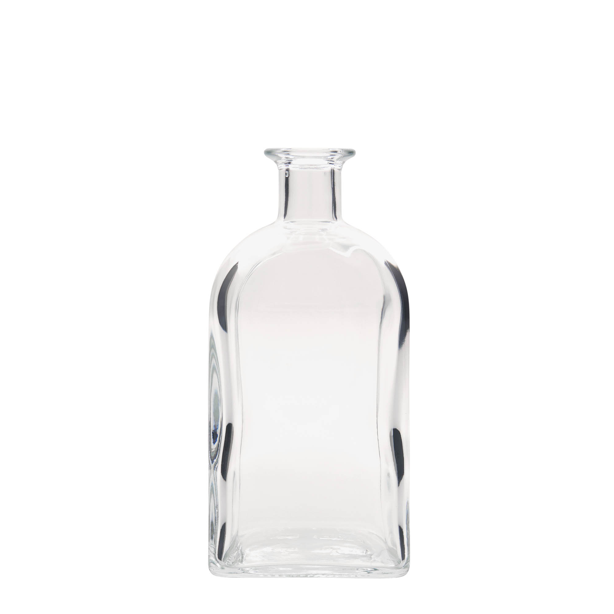 700 ml stiklinis butelis Apotheker Carré, kvadratinis, anga: kamštis