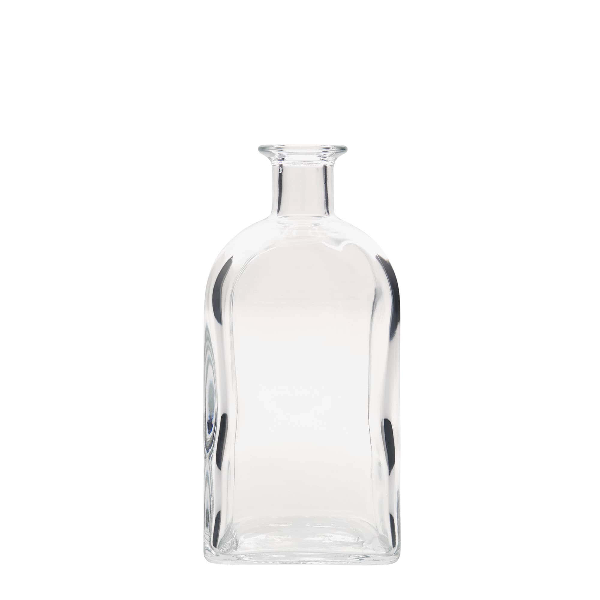 700 ml stiklinis butelis Apotheker Carré, kvadratinis, anga: kamštis