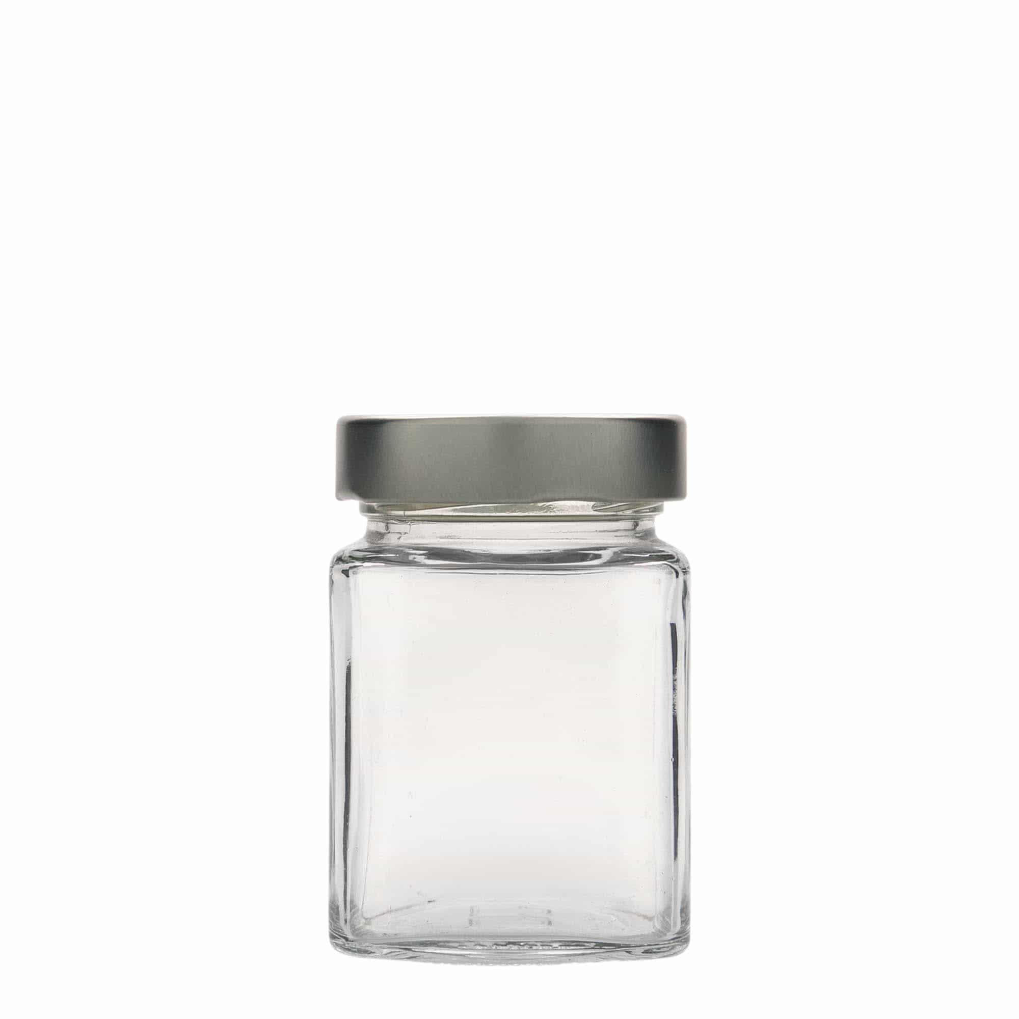 212 ml keturkampis stiklainis „Funny“, anga: gilus su sukamu dangteliu (DTO 58)