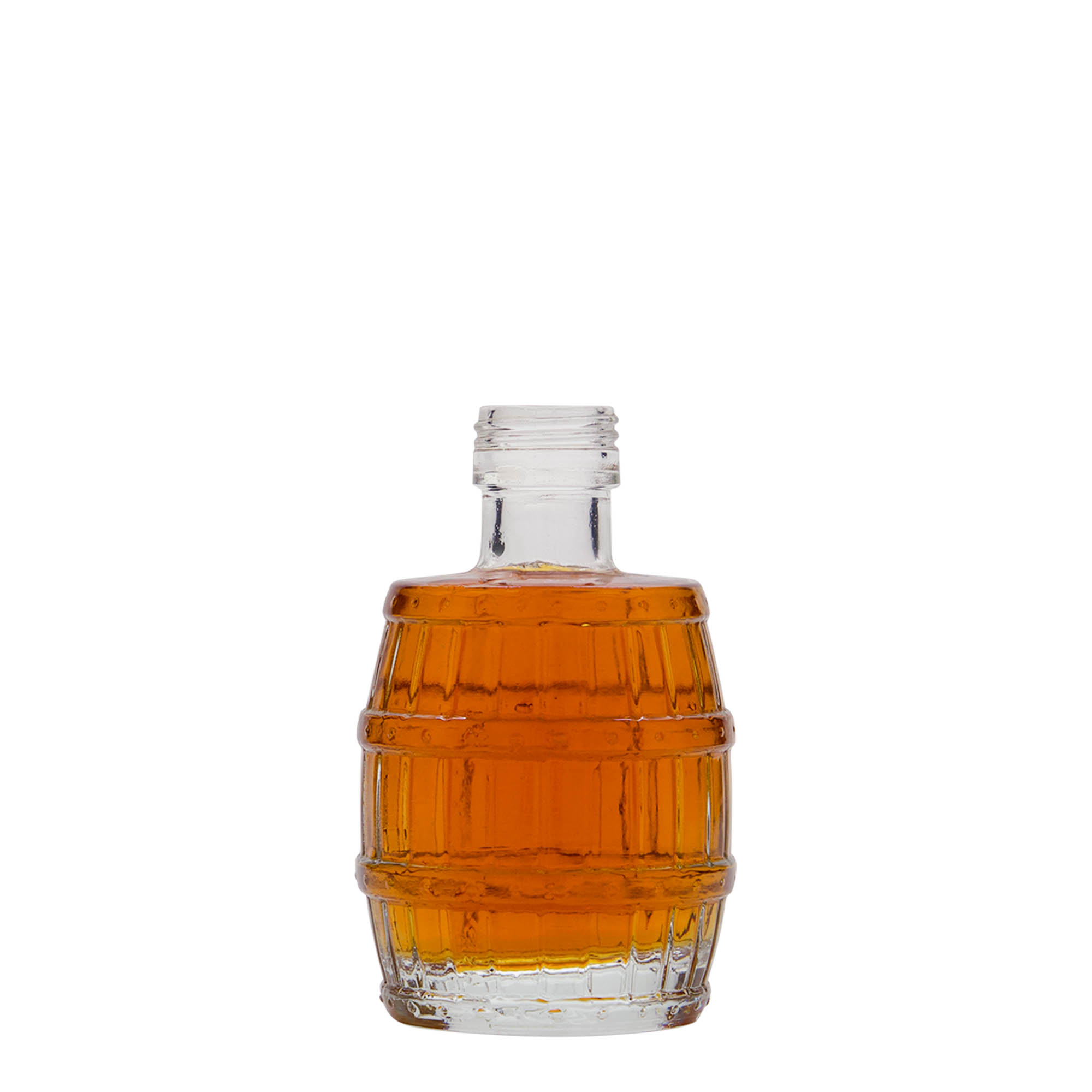 100 ml stiklinis butelis „Barelį“, anga: PP 24