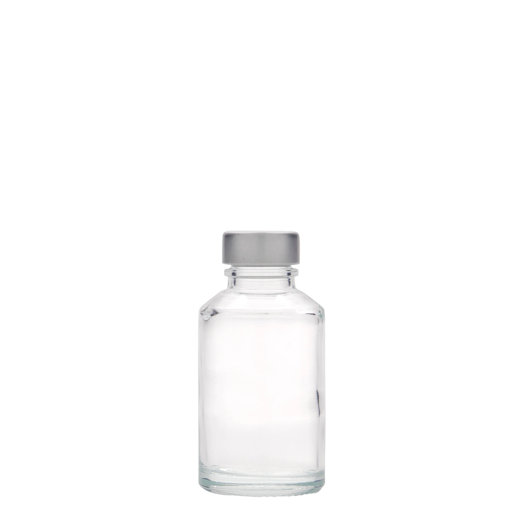 50 ml stiklinis buteliukas „Hella“, anga: GPI 22 50 ml stiklinis buteliukas „Hella“, anga: GPI 22