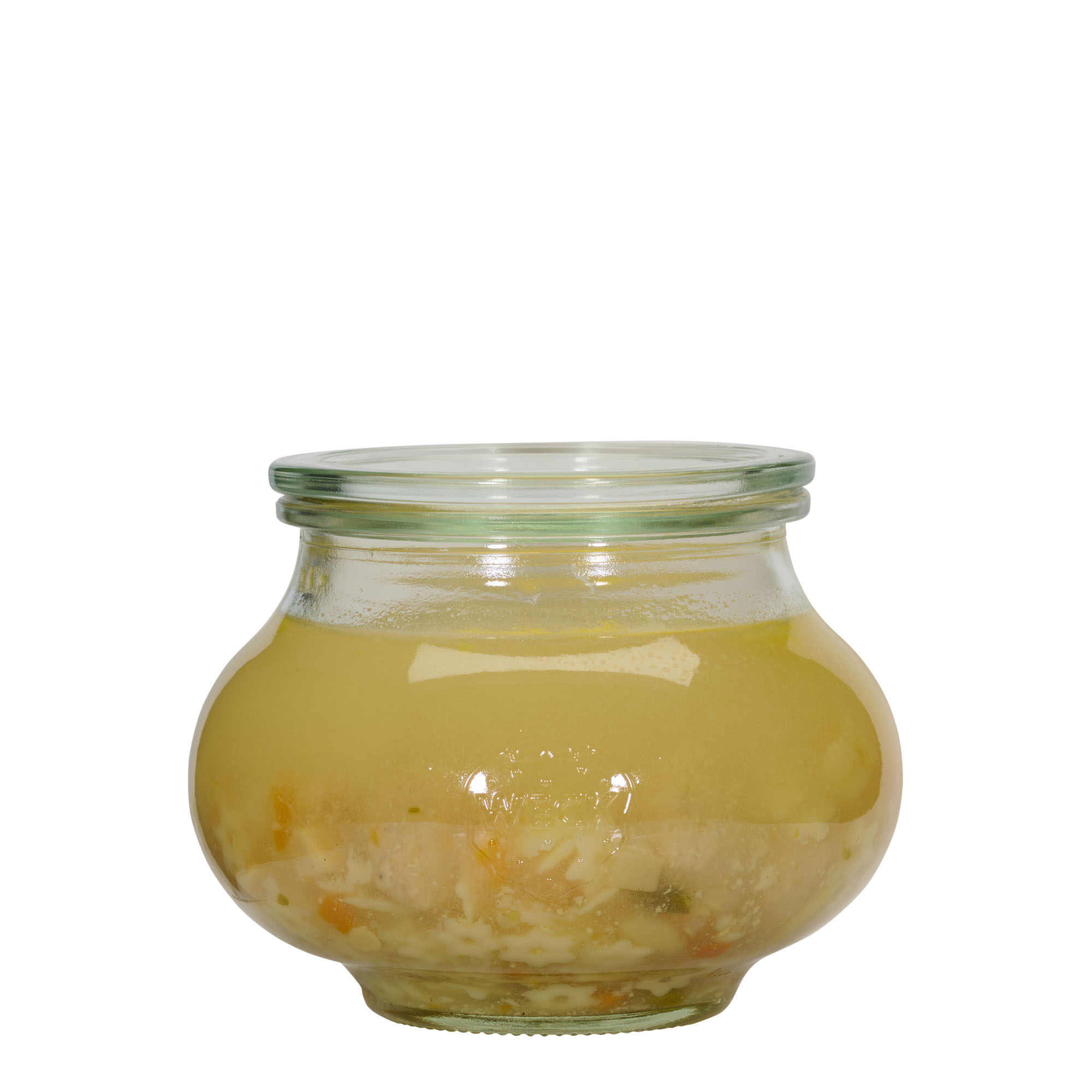 560 ml WECK papuošalų stiklainis, anga: apvali kraštelė