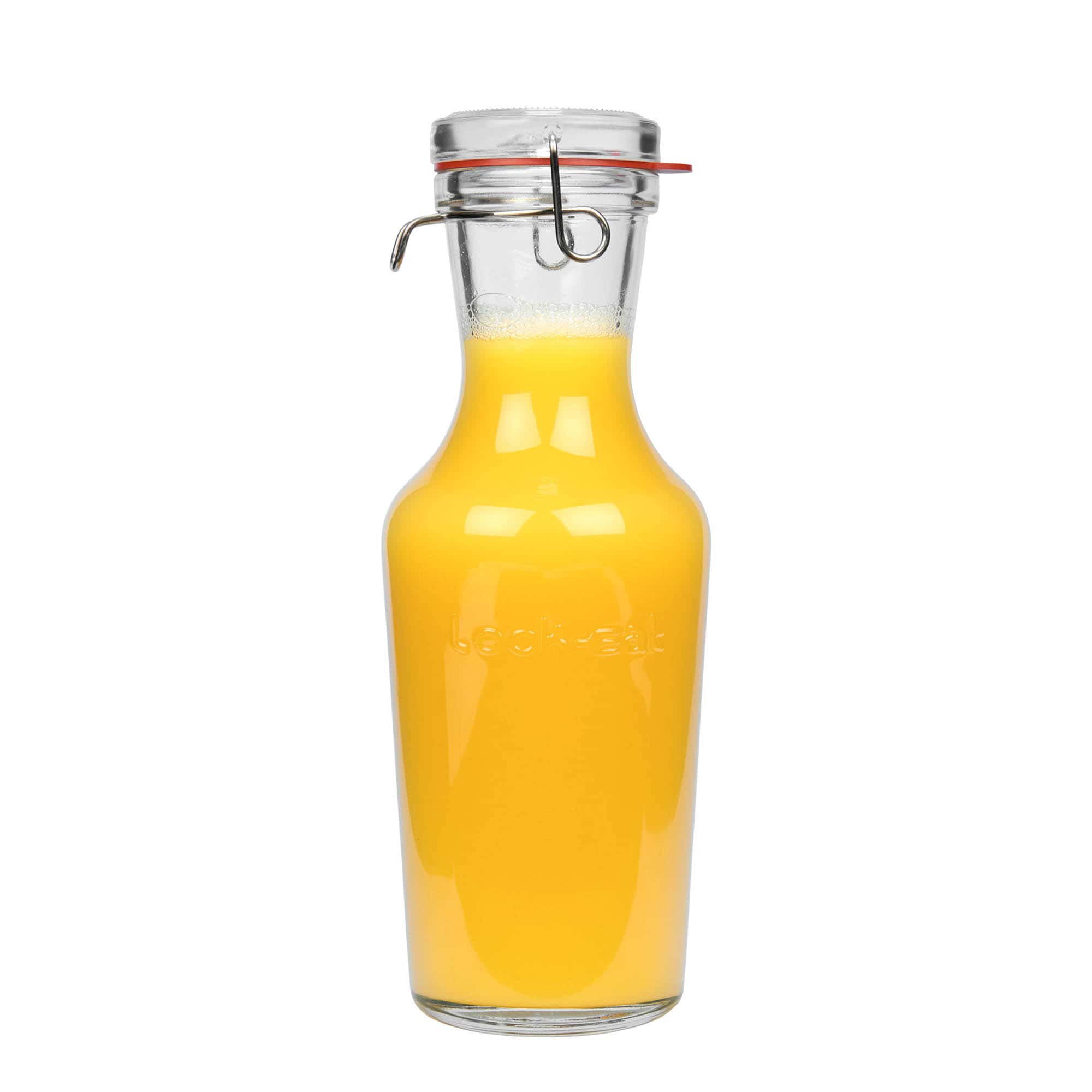 1.000 ml stiklinė karafa „Lock-Eat“, anga: vielinio lankelio uždarymas