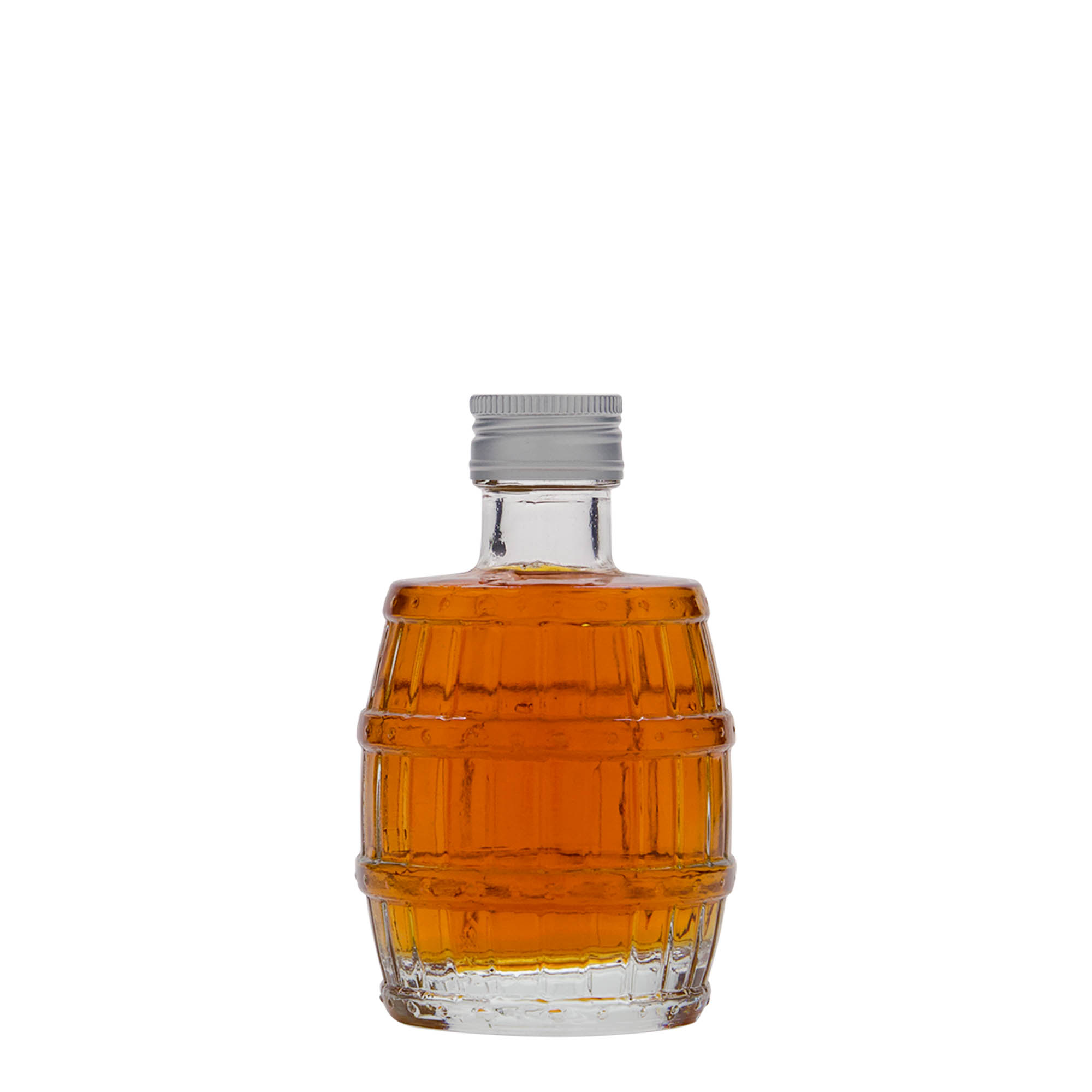 100 ml stiklinis butelis „Barelį“, anga: PP 24