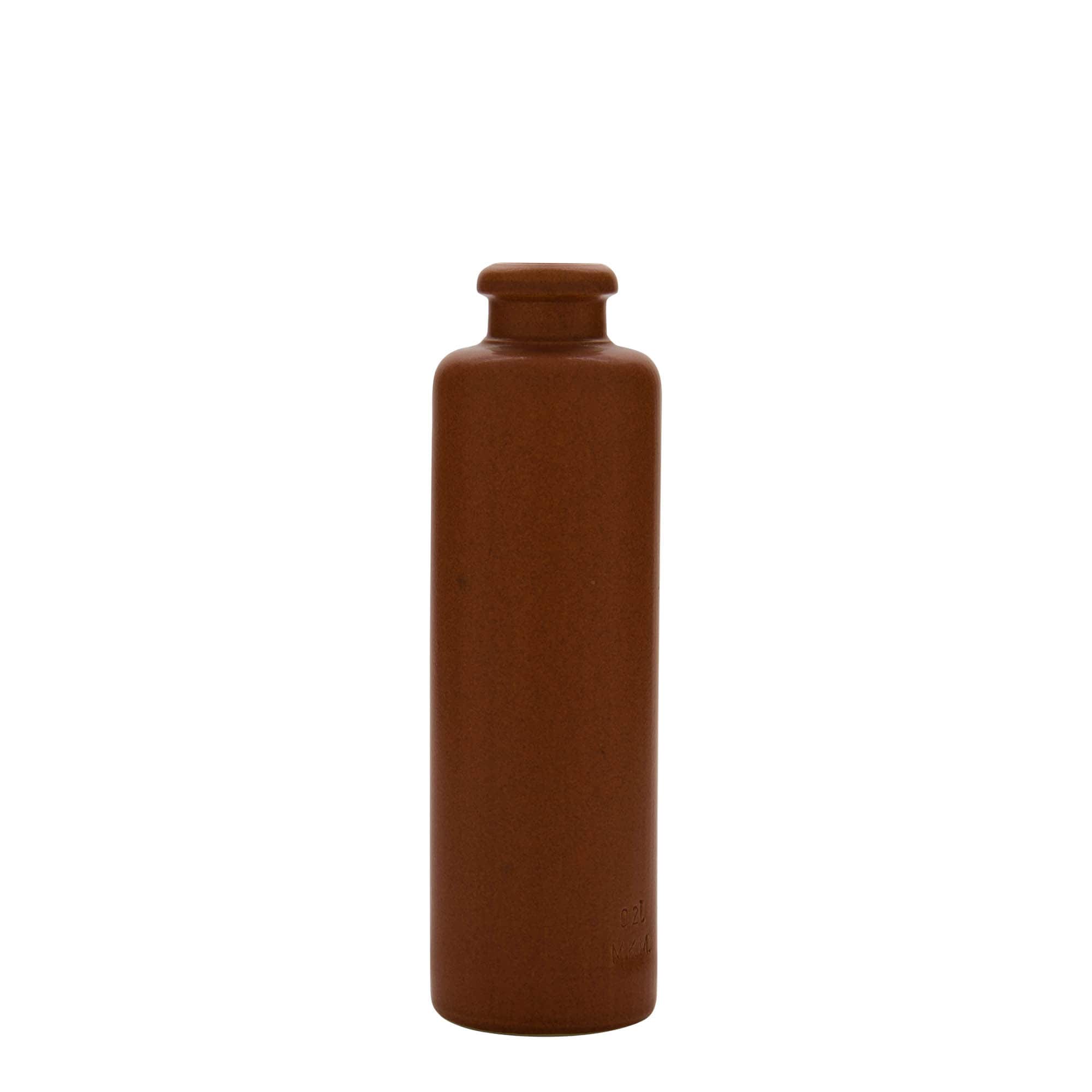 200 ml molinis ąsotis, akmens masė, raudonai rudas, burna: kamštis