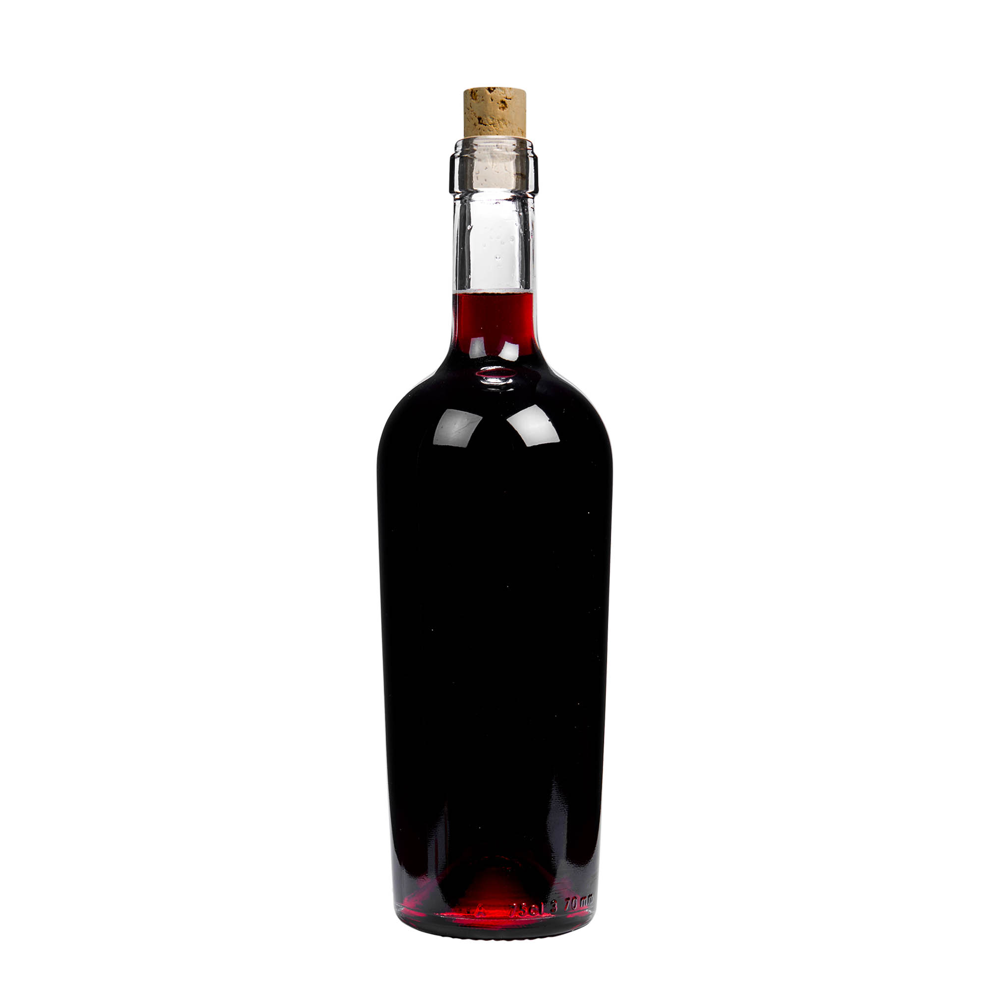 750 ml vyno butelis „Imperiale“, kamštis: kamštis