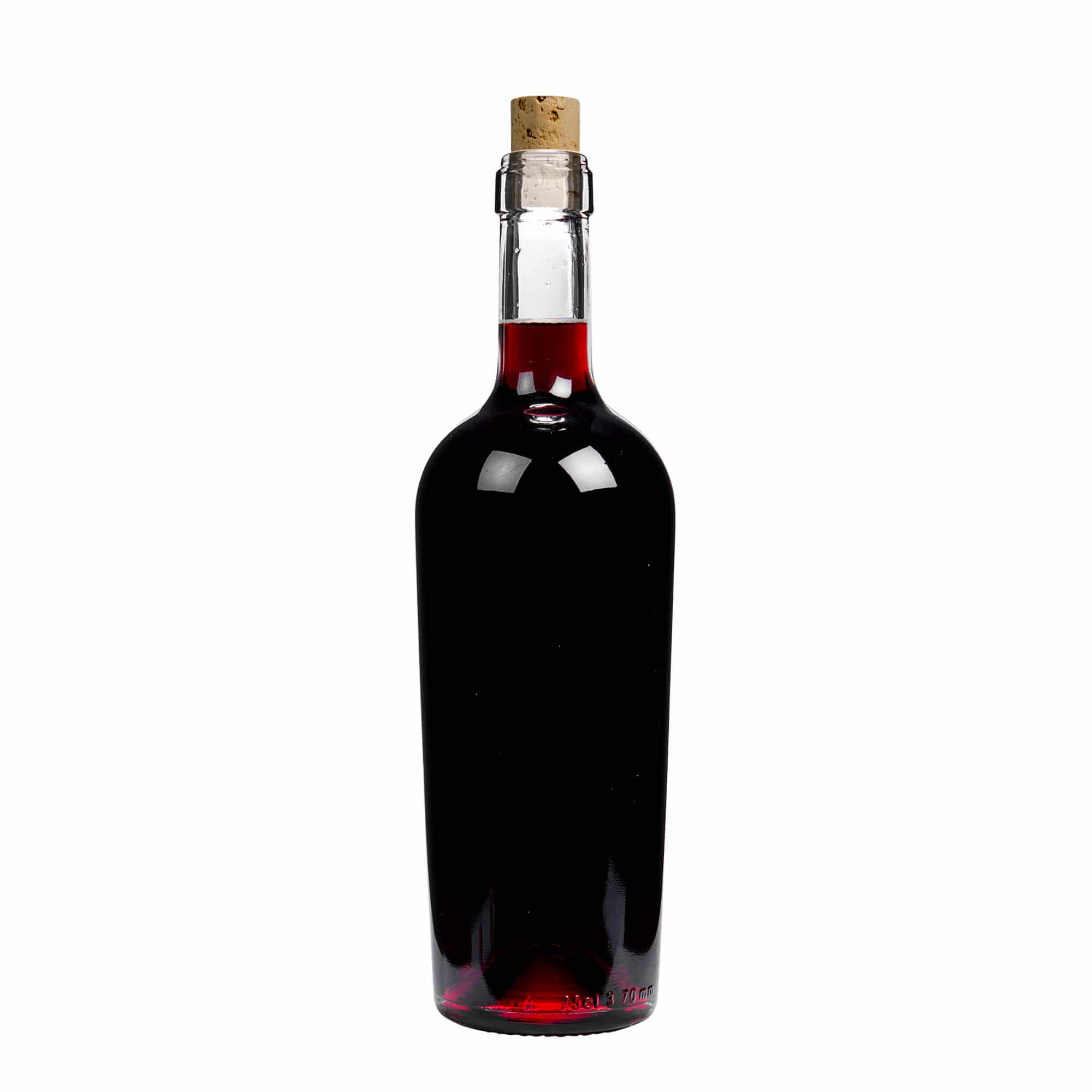 750 ml vyno butelis „Imperiale“, kamštis: kamštis