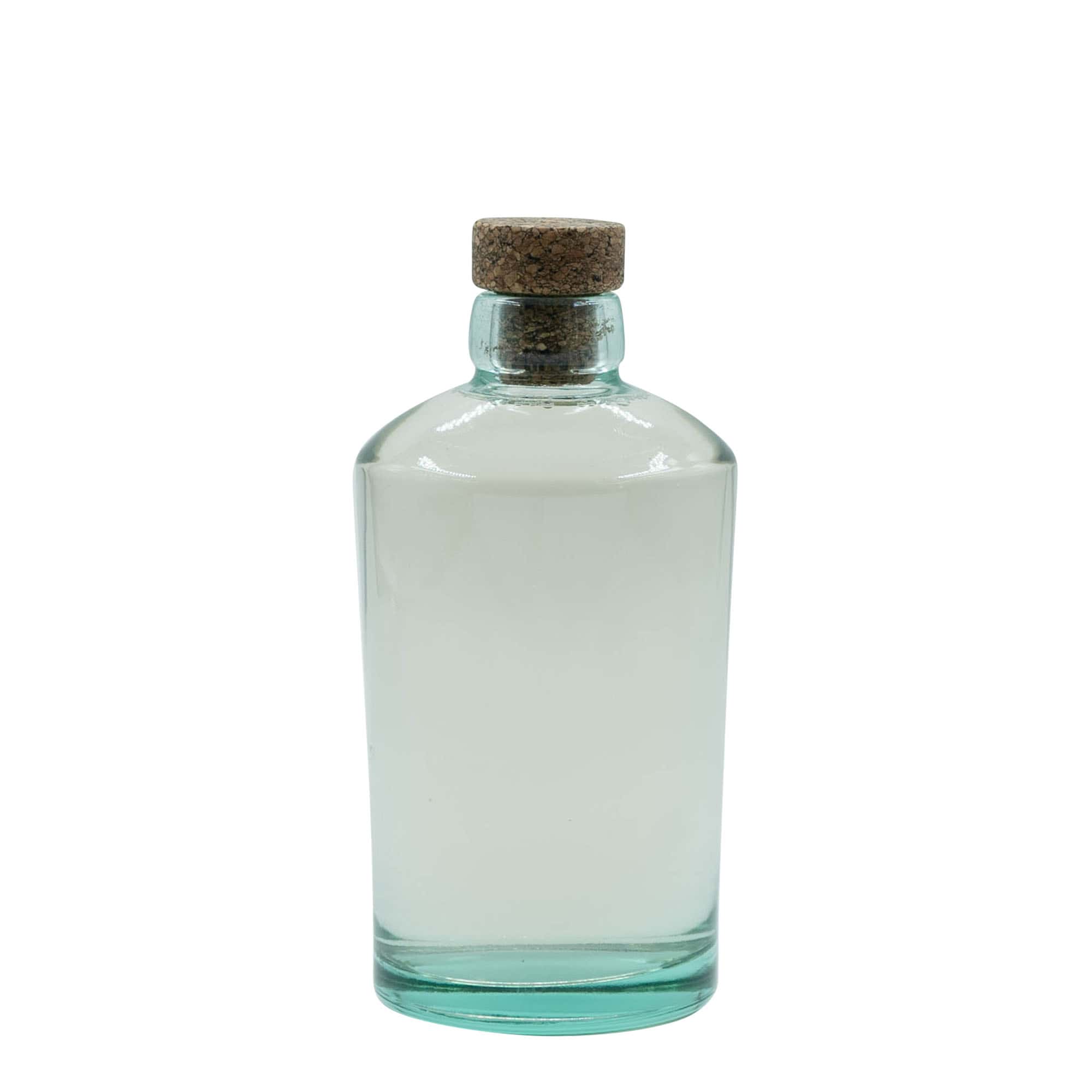 500 ml stiklinis butelis „Barrel“, anga: kamštis