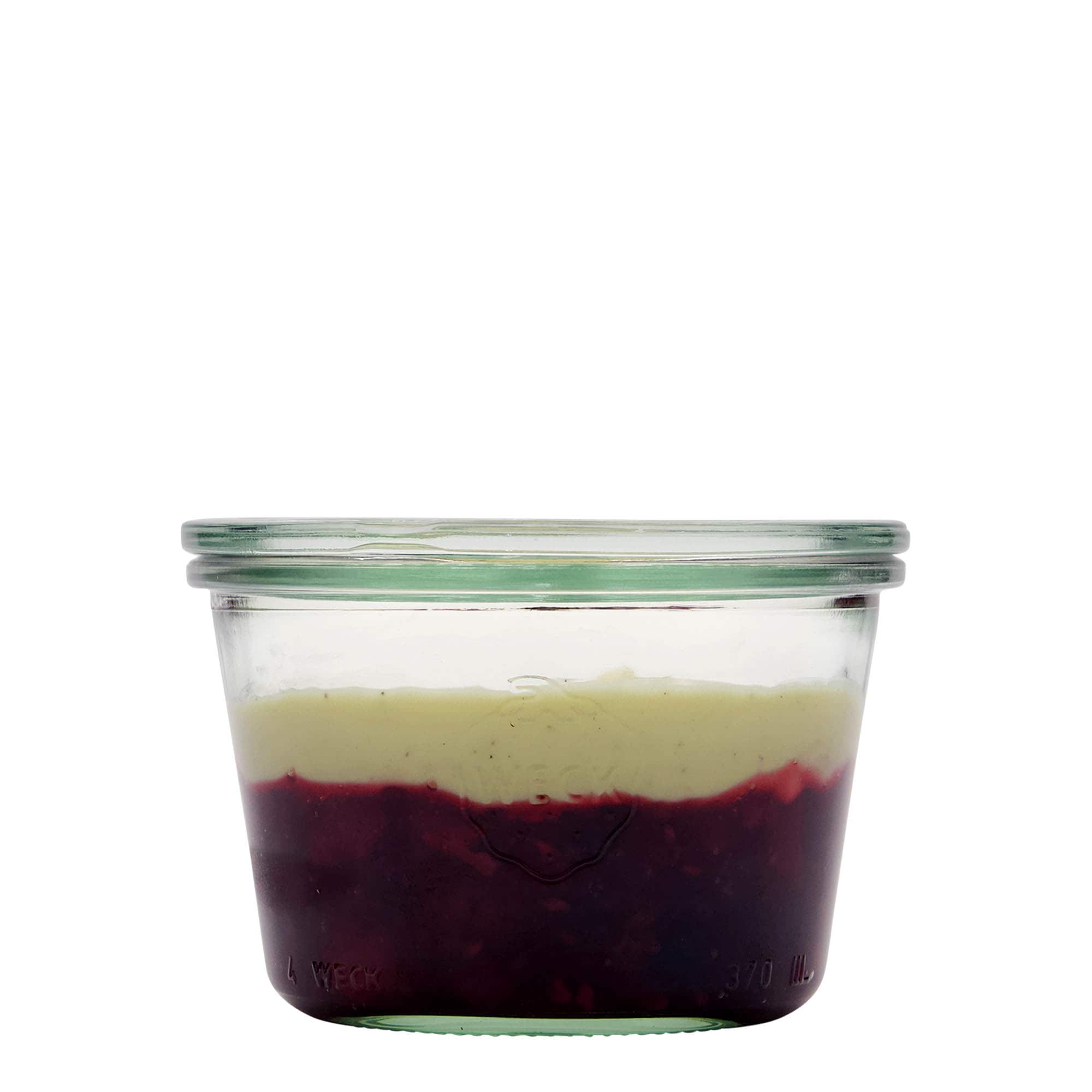 370 ml WECK stiklainis su apvaliu kraštu