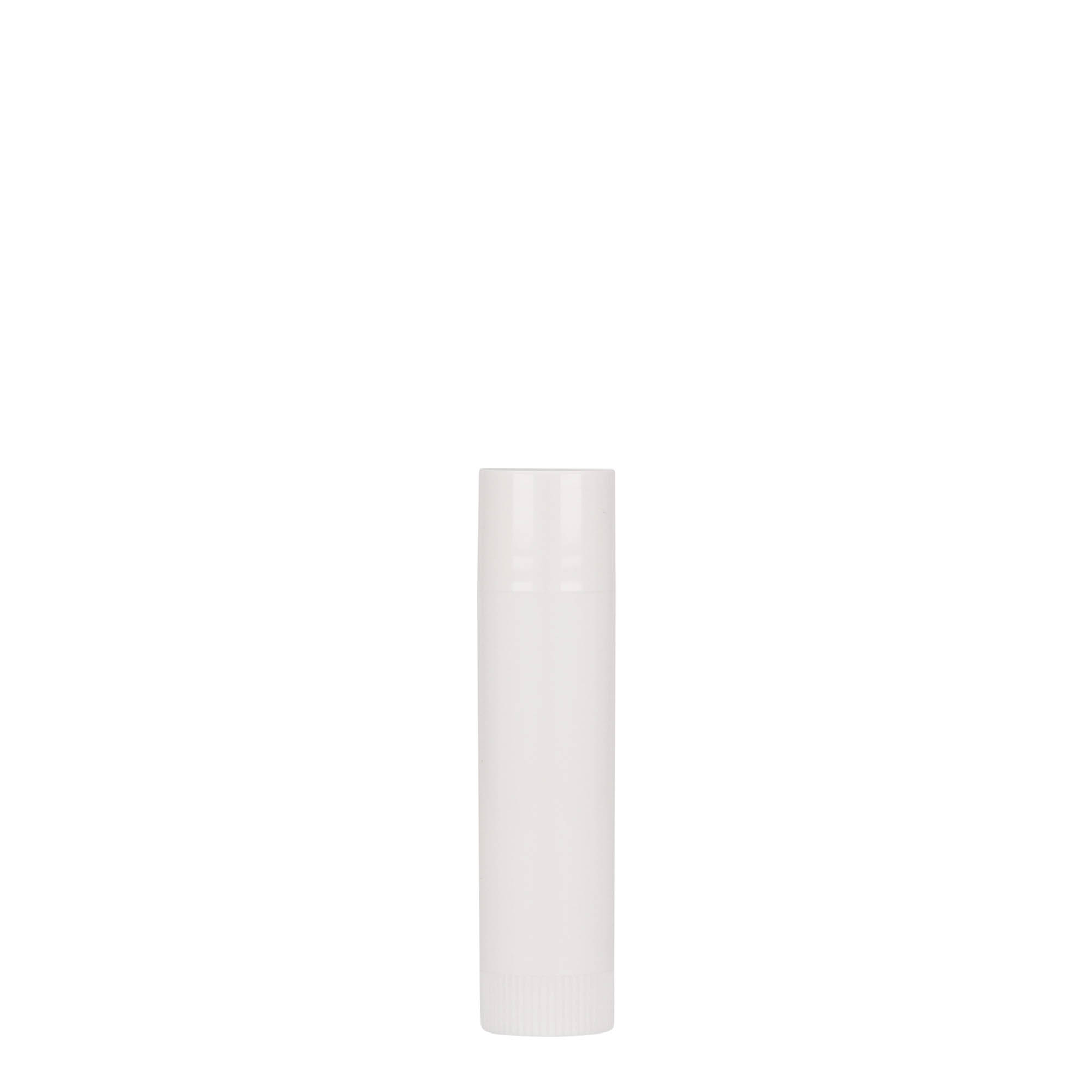 6 ml lūpų dažų tūtelė, PP plastikas, balta
