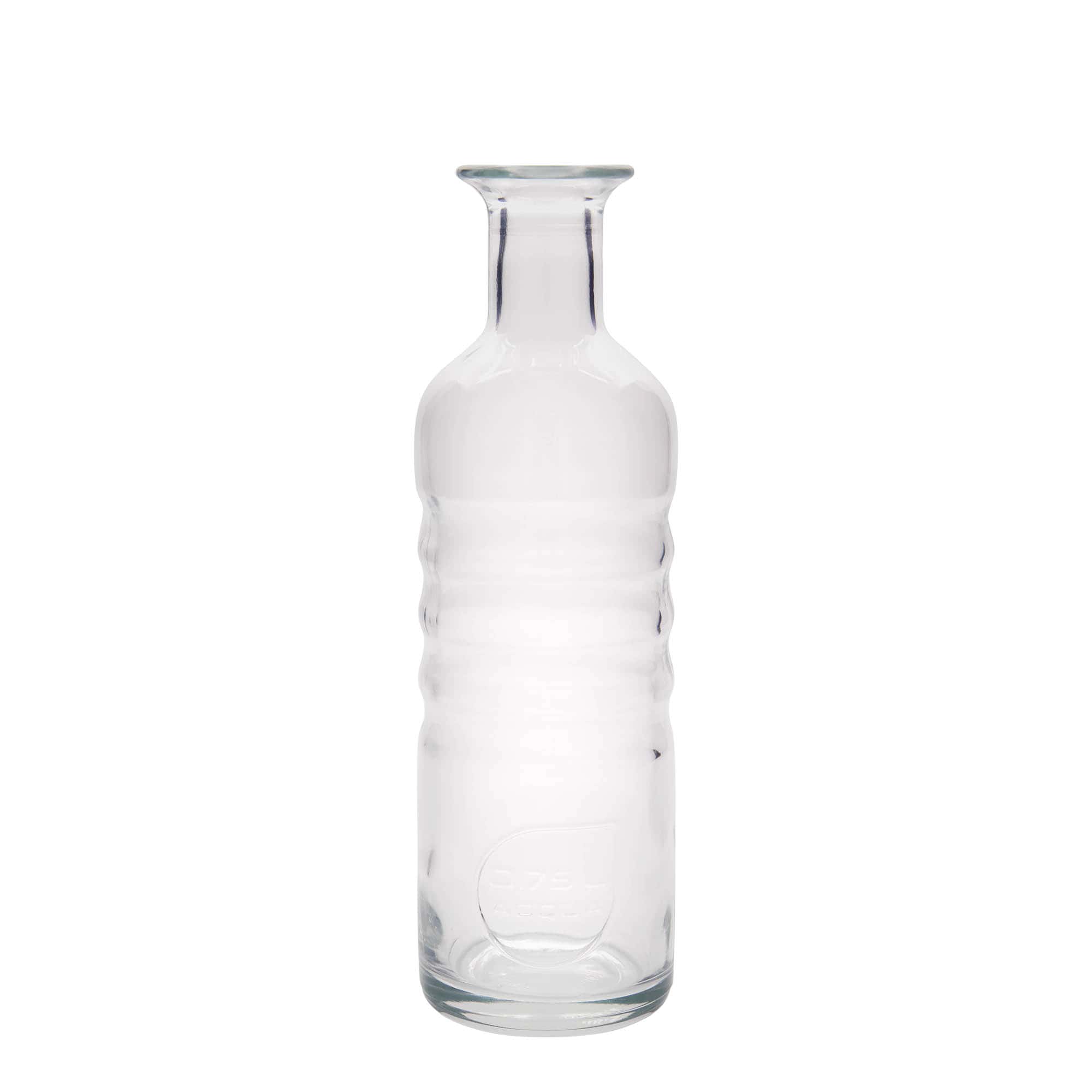 750 ml stiklinis butelis „Optima Acqua“, kamštis: kamštis