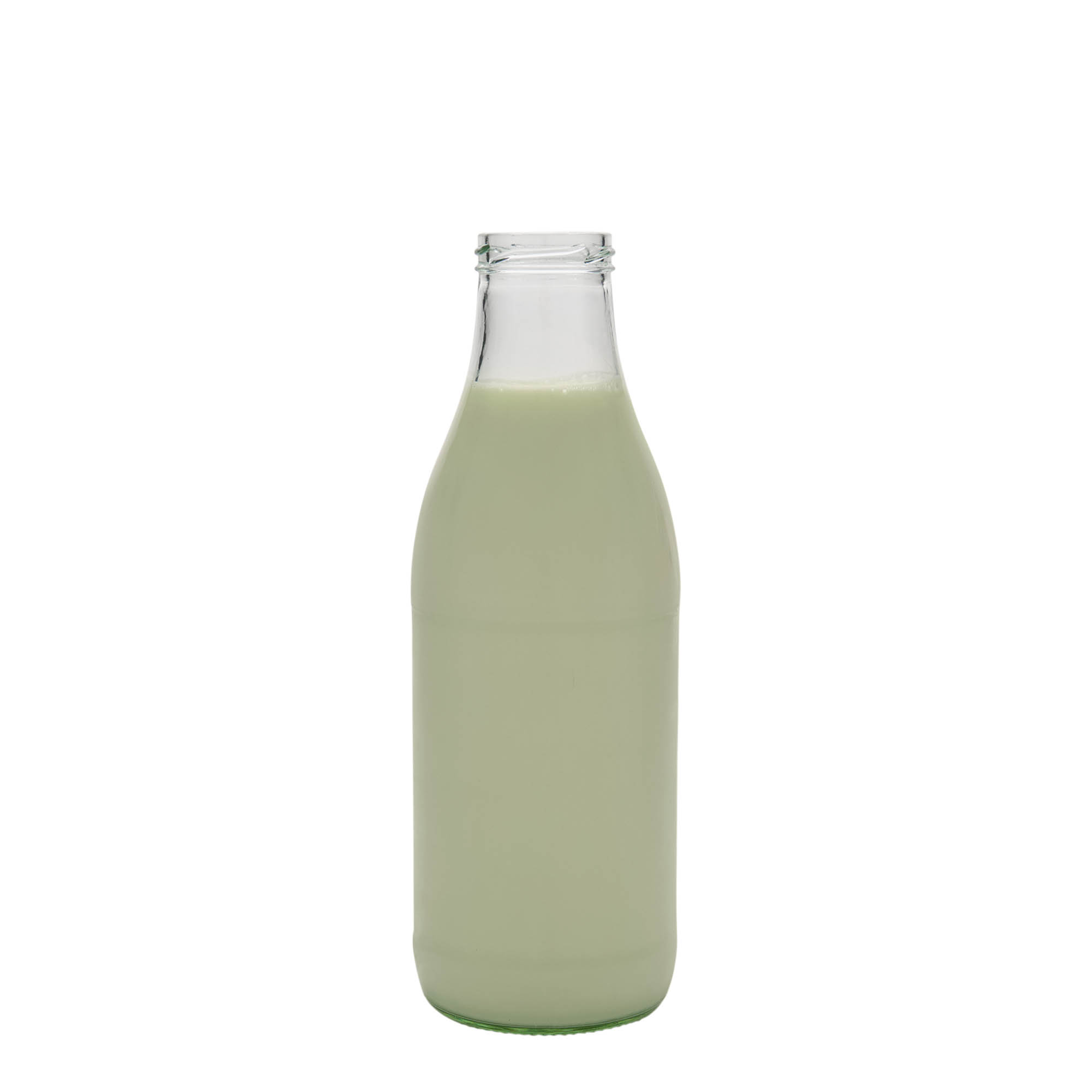 1.000 ml plataus kaklo butelis Lorenzo, anga: sukama (TO 48)