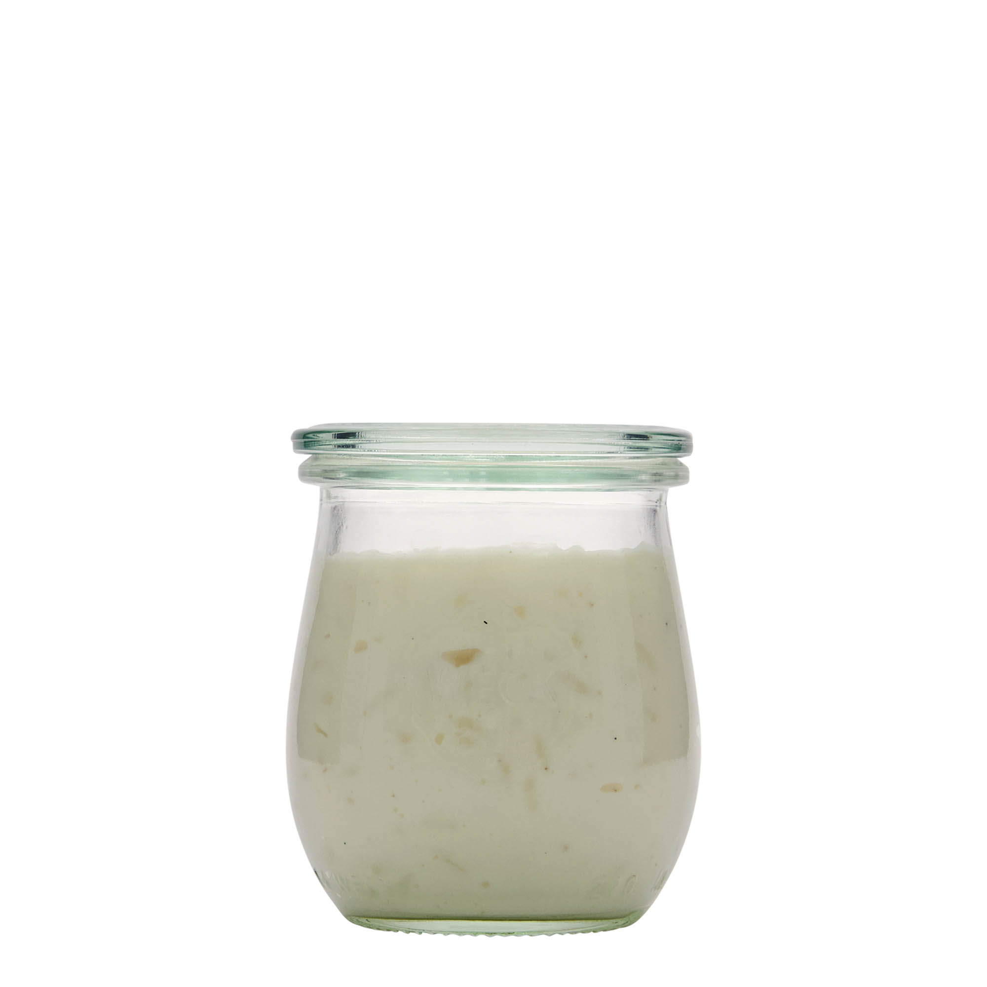 220 ml WECK tulpės formos stiklainis, anga: apvalus kraštas