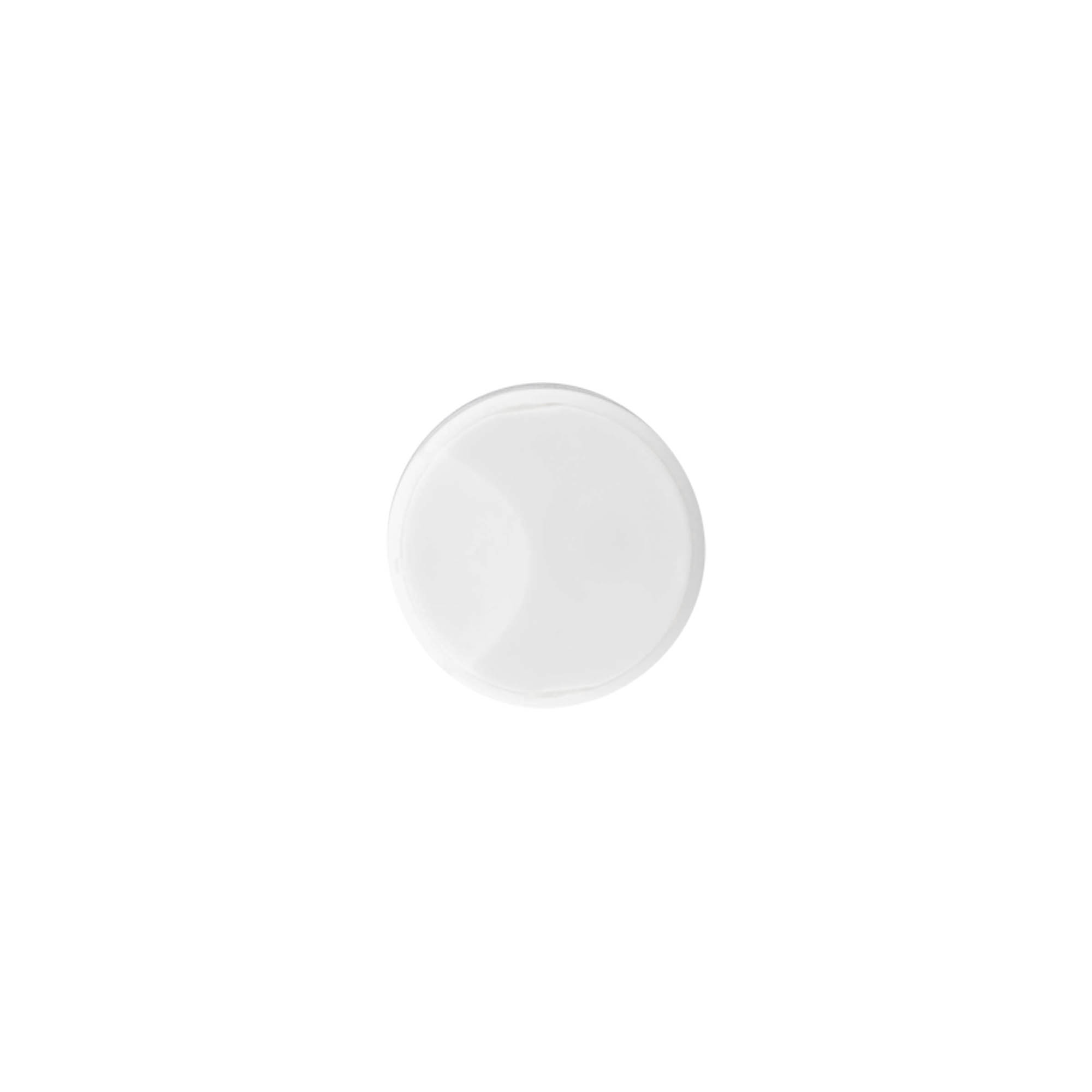Varžtinis uždarymas Disc Top, PP plastikas, baltas, skersmuo: 24/410