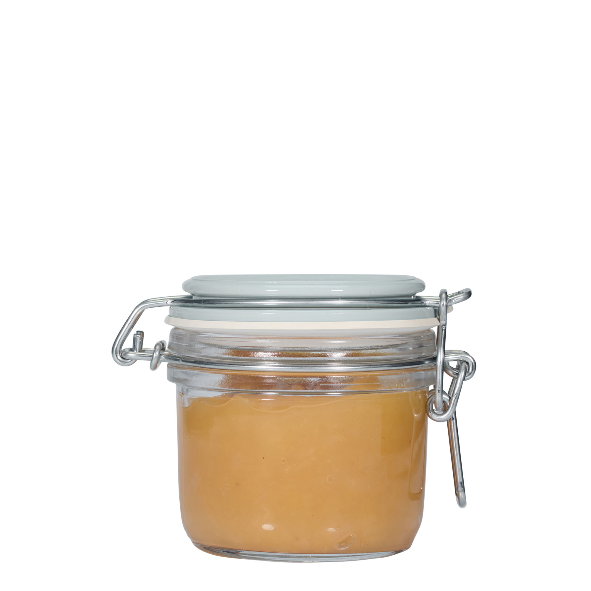 200 ml vielos užsegimo stiklainis „Fido“, mėlynas, anga: vielos užsegimas