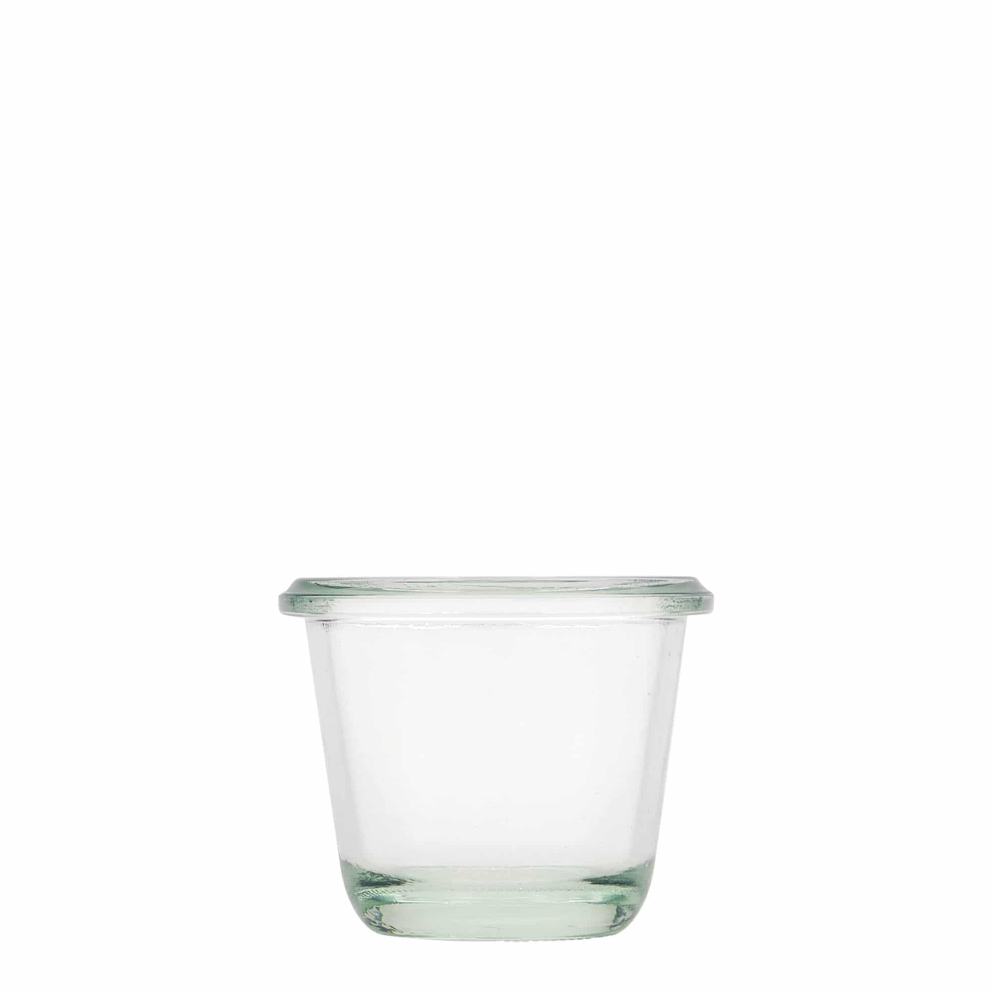 80 ml WECK gurmaniškas stiklainis, anga: apvalus kraštas