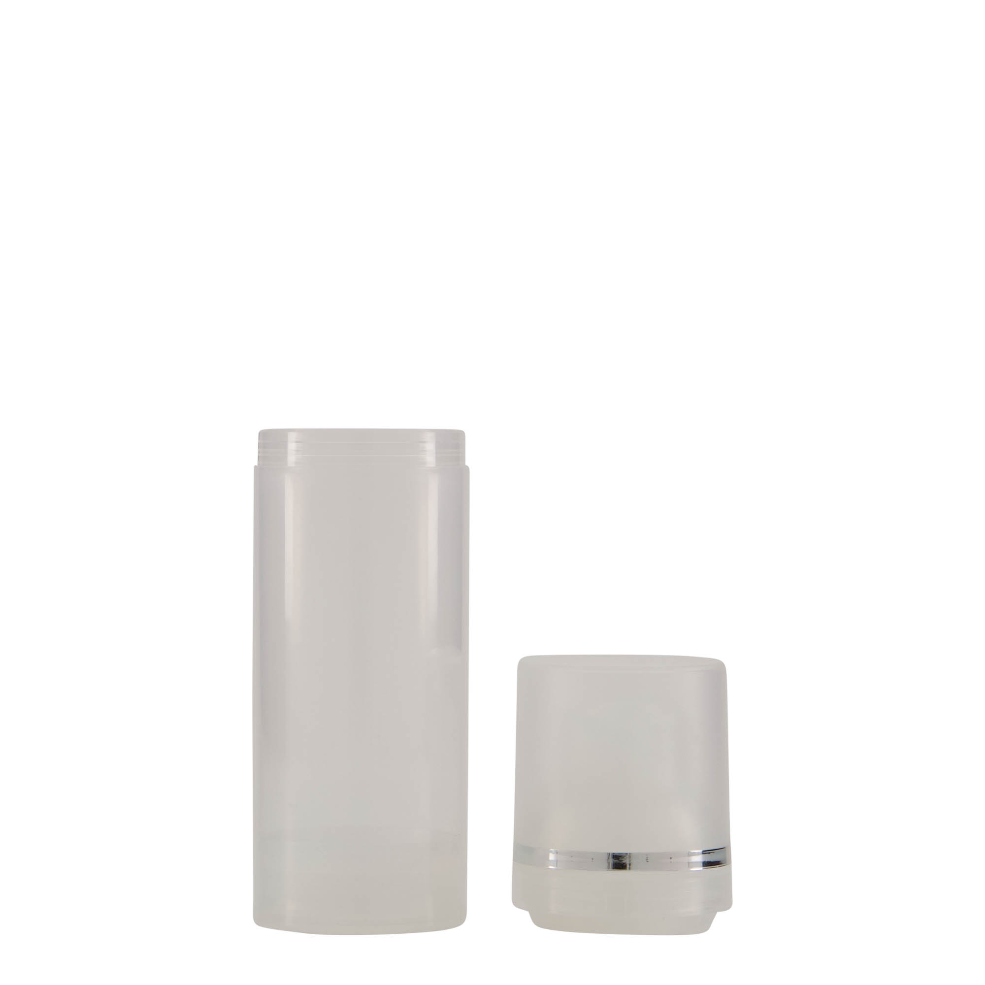 50 ml oro nepraleidžiantis dozatorius „Mezzo“, PP plastikas, natūralios spalvos 50 ml oro nepraleidžiantis dozatorius „Mezzo“, PP plastikas, natūralios spalvos
