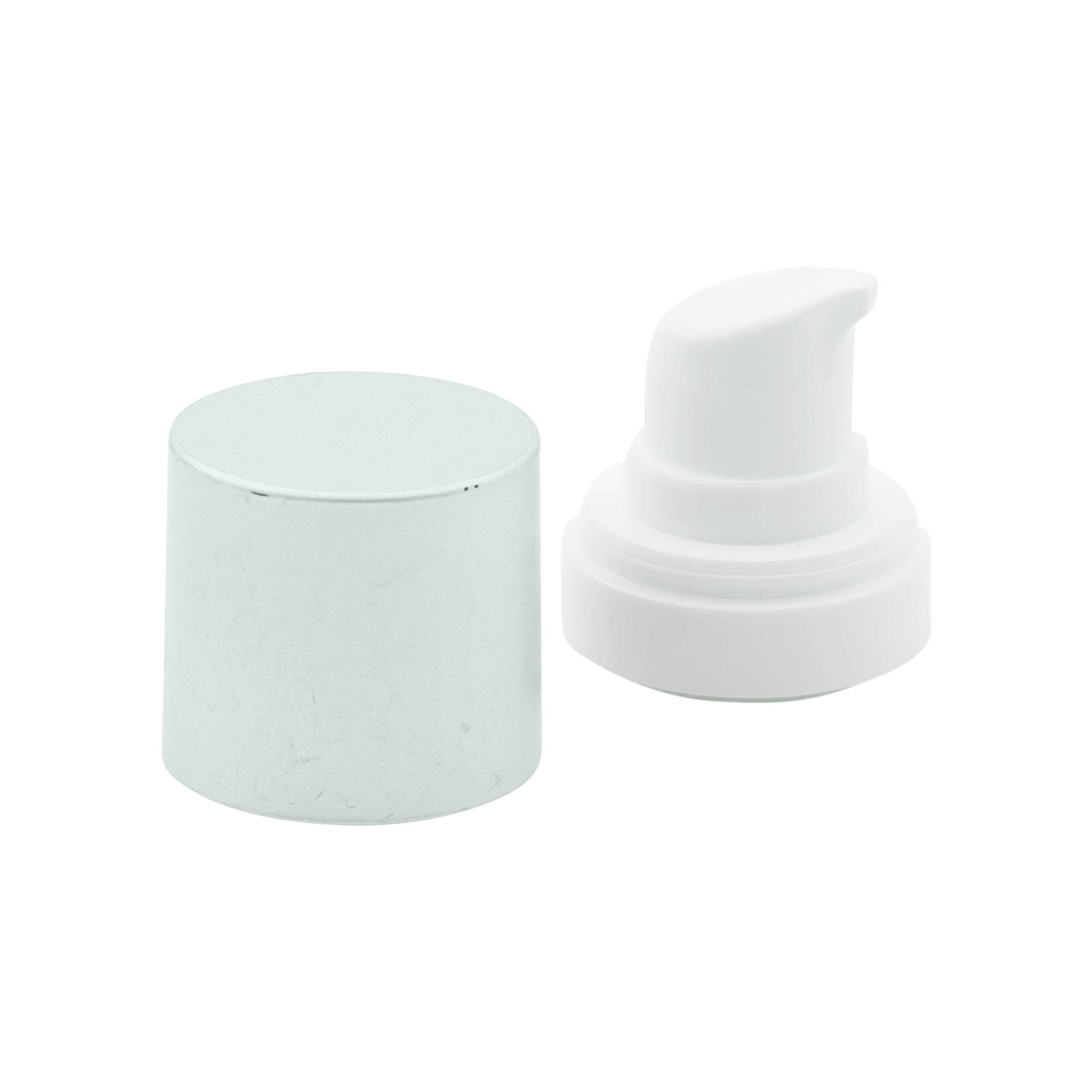 Beoriu dozatoriaus pompos galvutė „Micro“, PP plastikas, sidabrinė Beoriu dozatoriaus pompos galvutė „Micro“, PP plastikas, sidabrinė